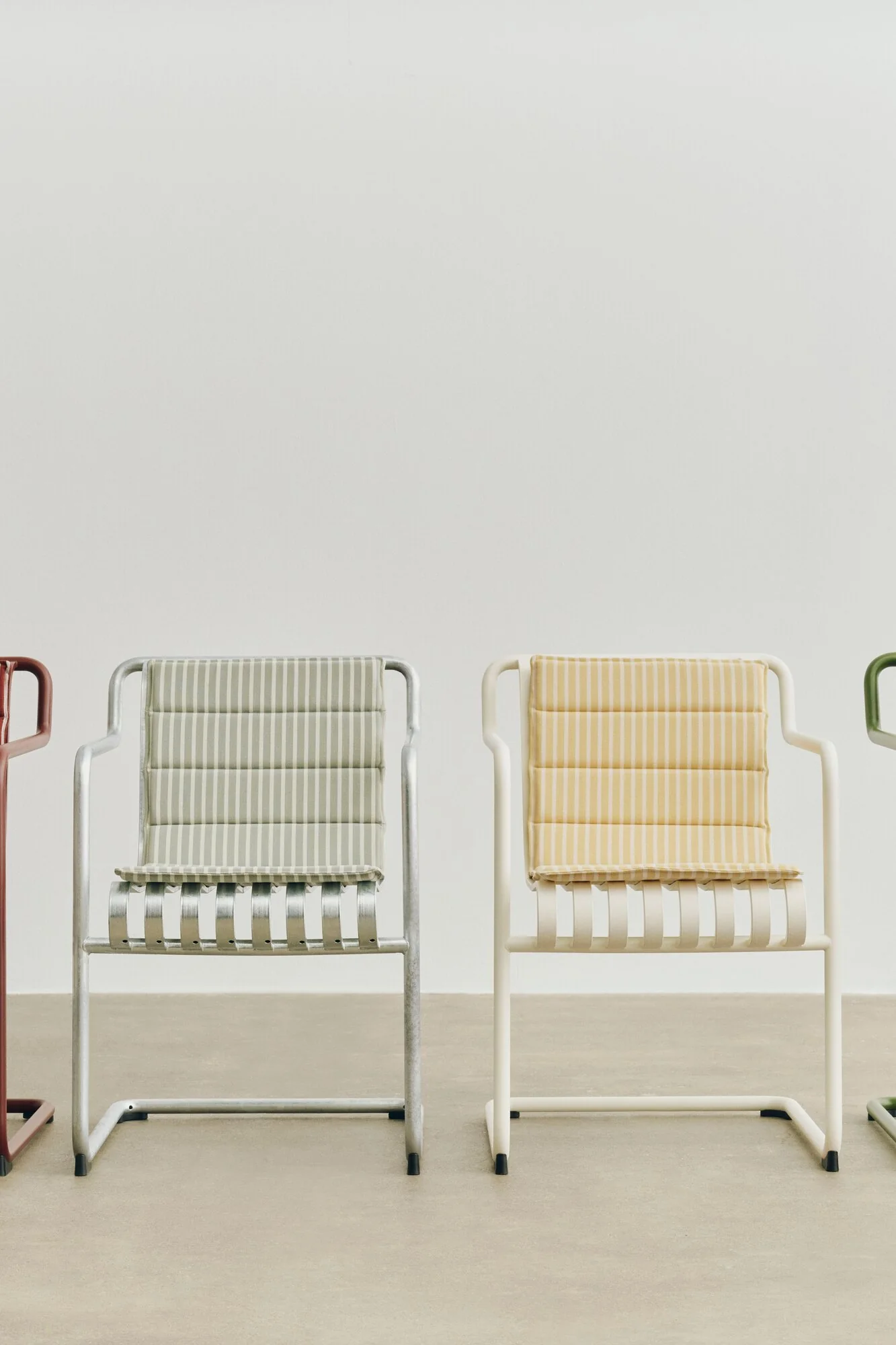 Terrazza Folding havehynde, 82x40 cm - Yellow Bold Stripe - Image 3