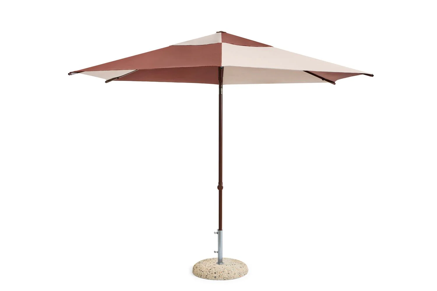Terrazza Hexagon parasol, Ø300 cm - Off-white/Burgundy - Image 3