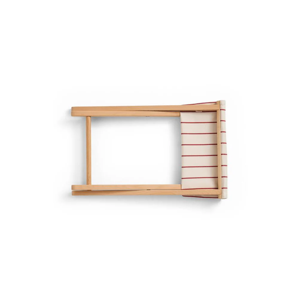 x Jasper Morrison foldeskammel - Beige with red stripe - Image 3