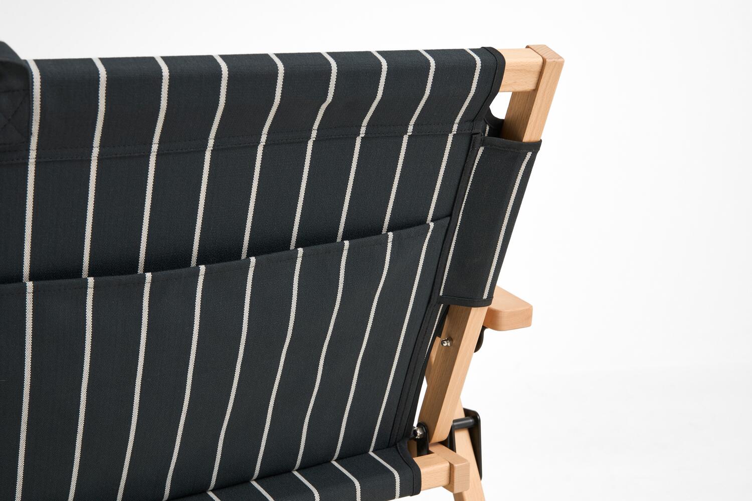 x Jasper Morrison foldesofa - Black with beige stripe - Image 5