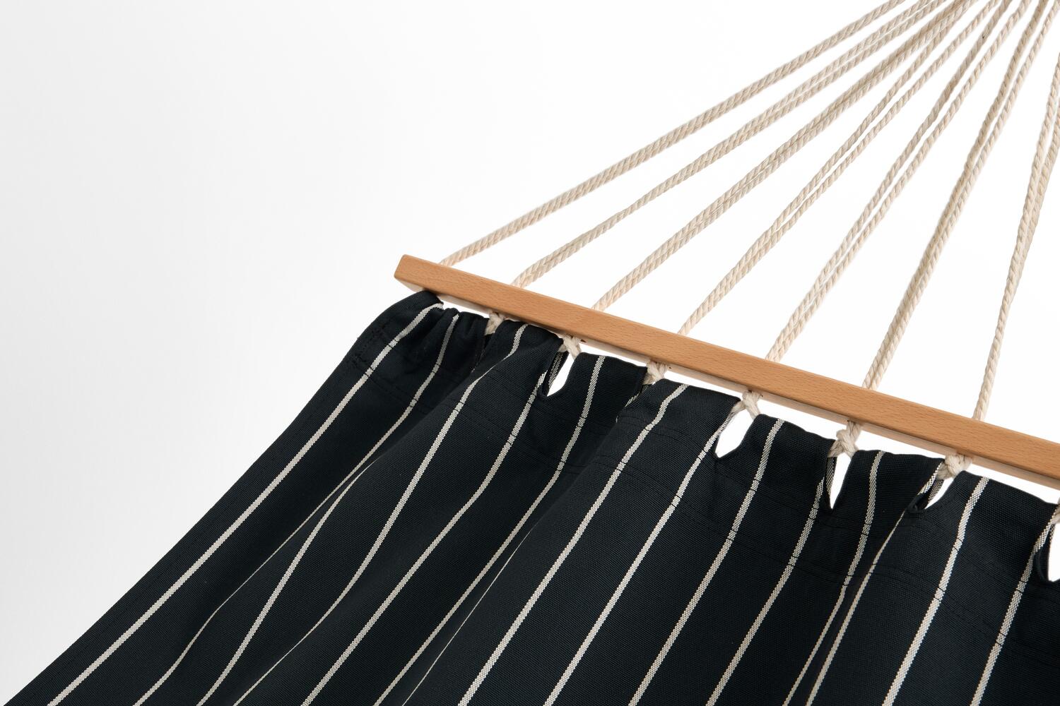 x Jasper Morrison hængekøje - Black with beige stripe - Image 3