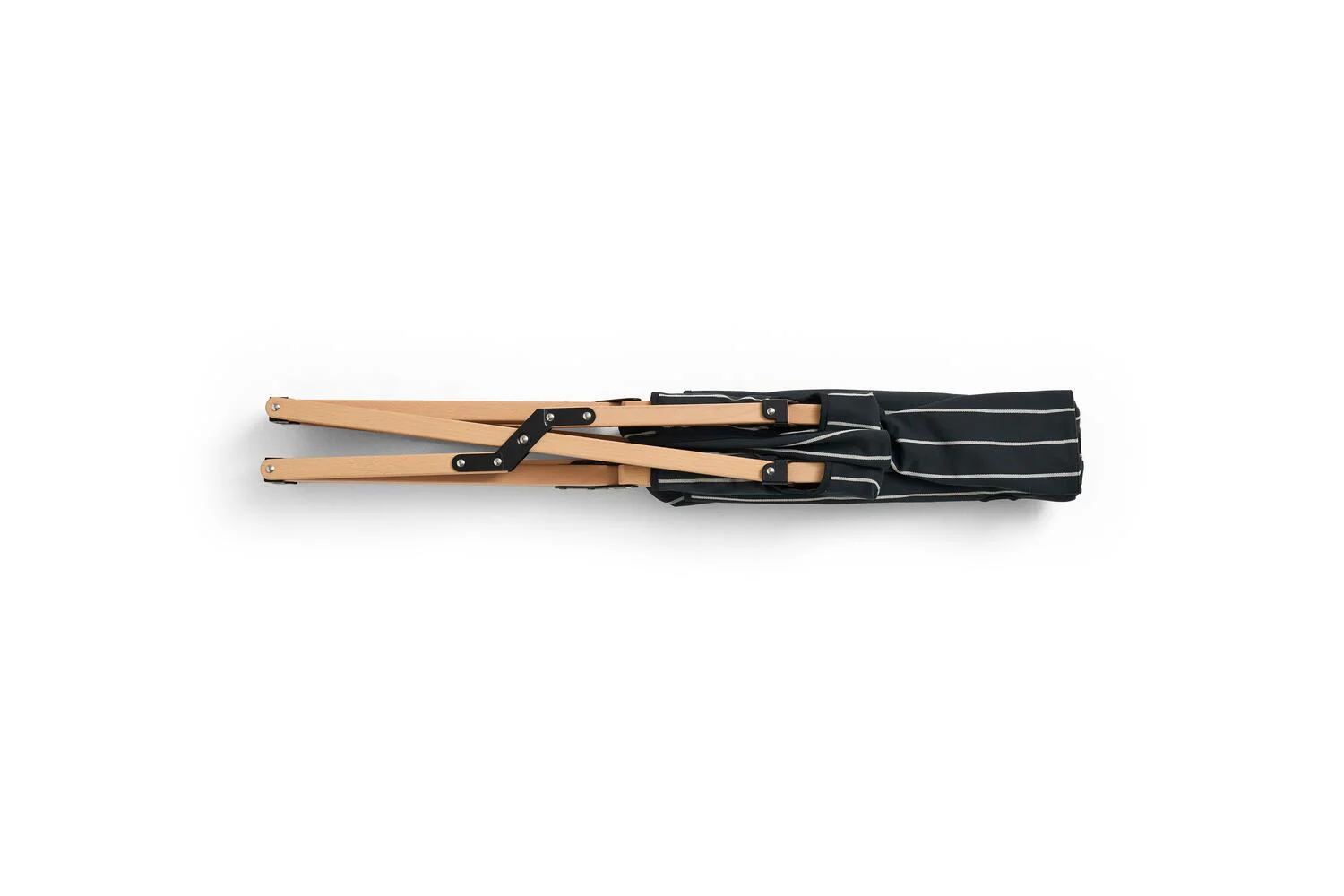 x Jasper Morrison klapstol - Black with beige stripe - Image 3