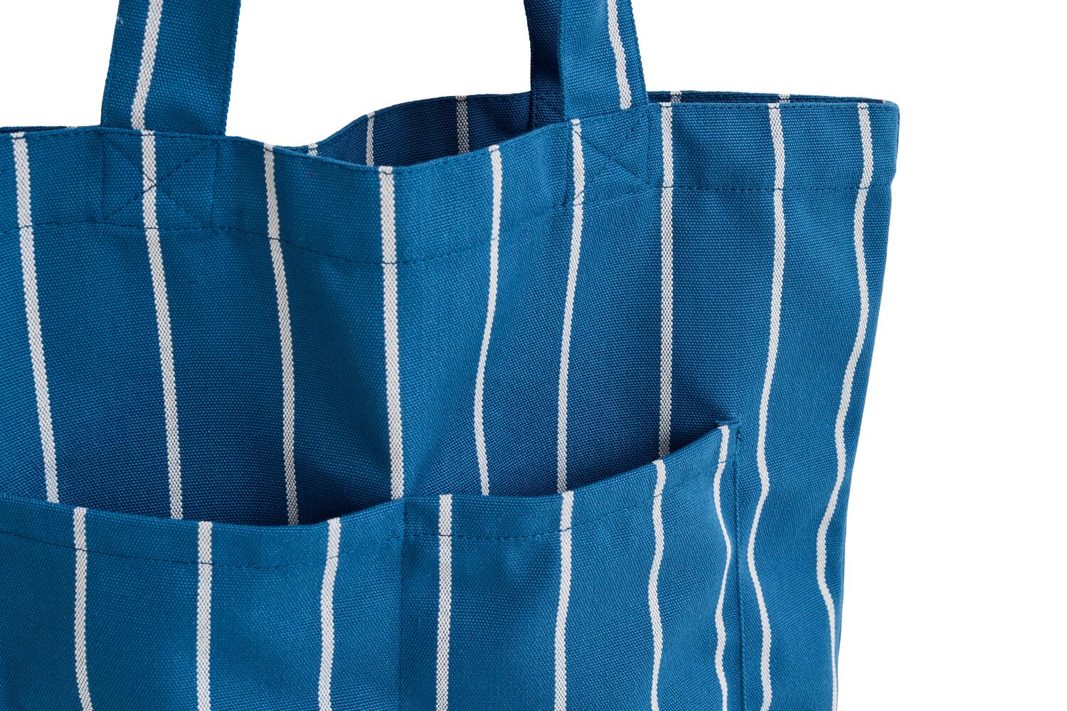 x Jasper Morrison Tote Bag - Blue with beige stripe - Image 3