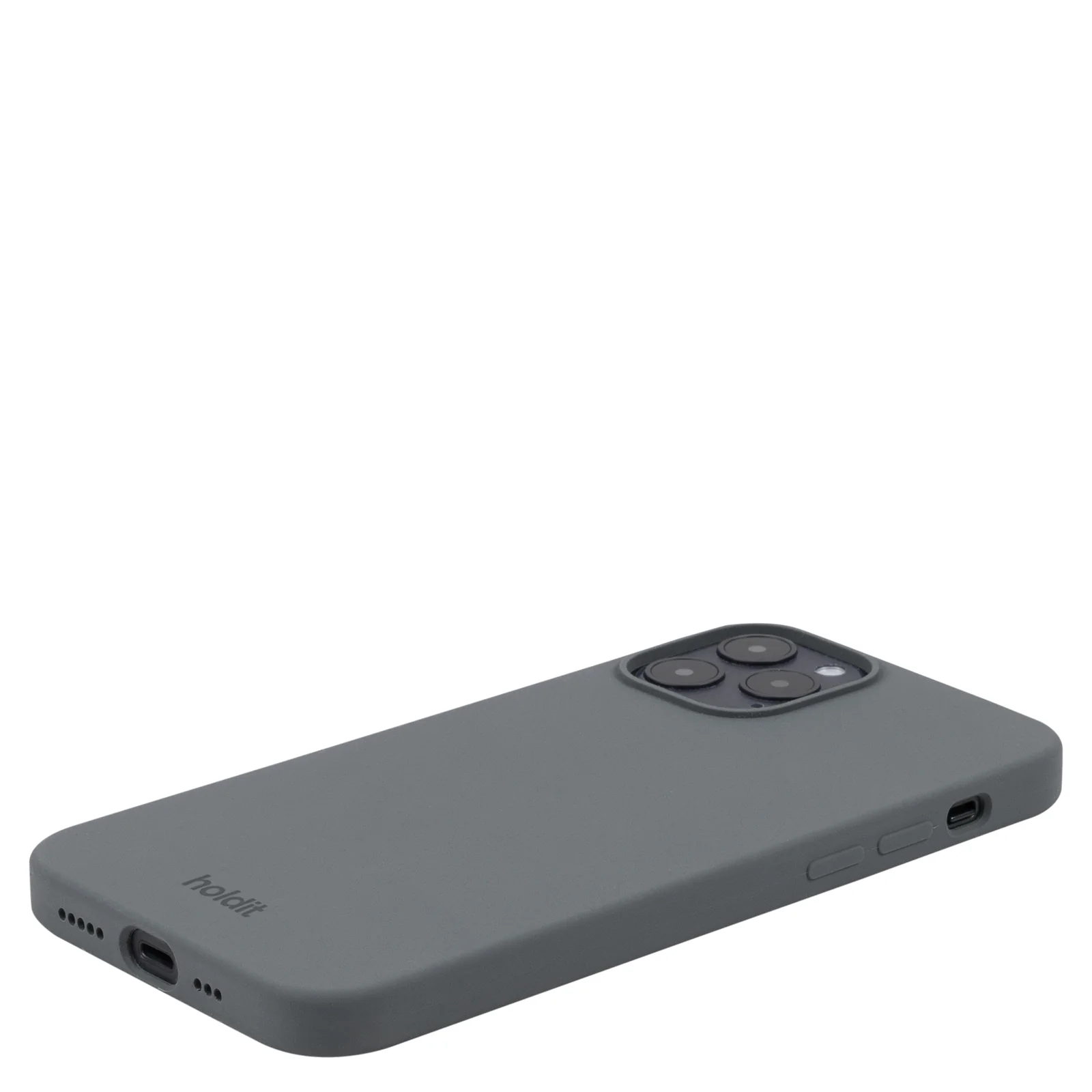 iPhone 12/12 Pro Silicone cover - Space Gray - Image 3