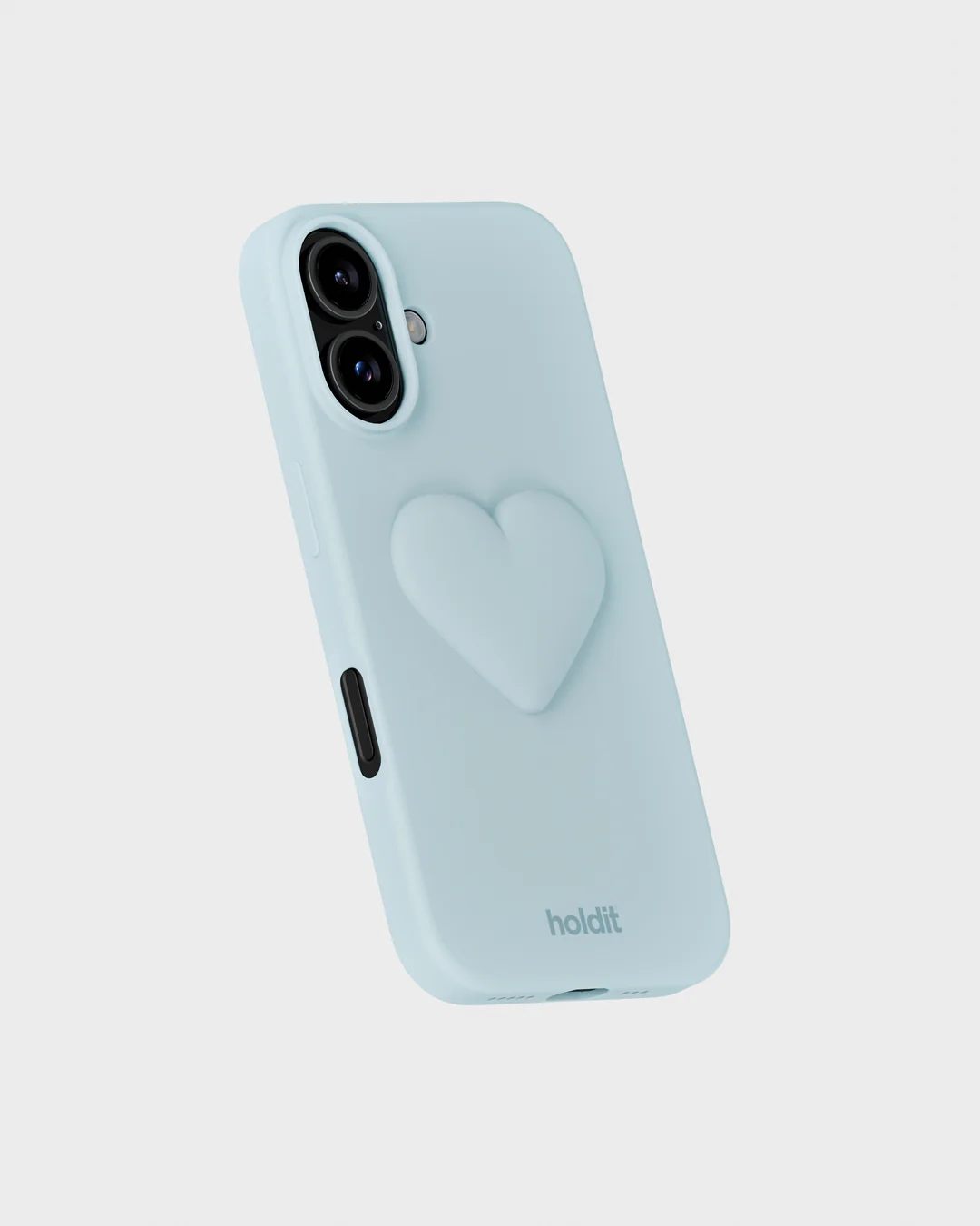 Silicone Heart sticker - Mineral Blue - Image 3