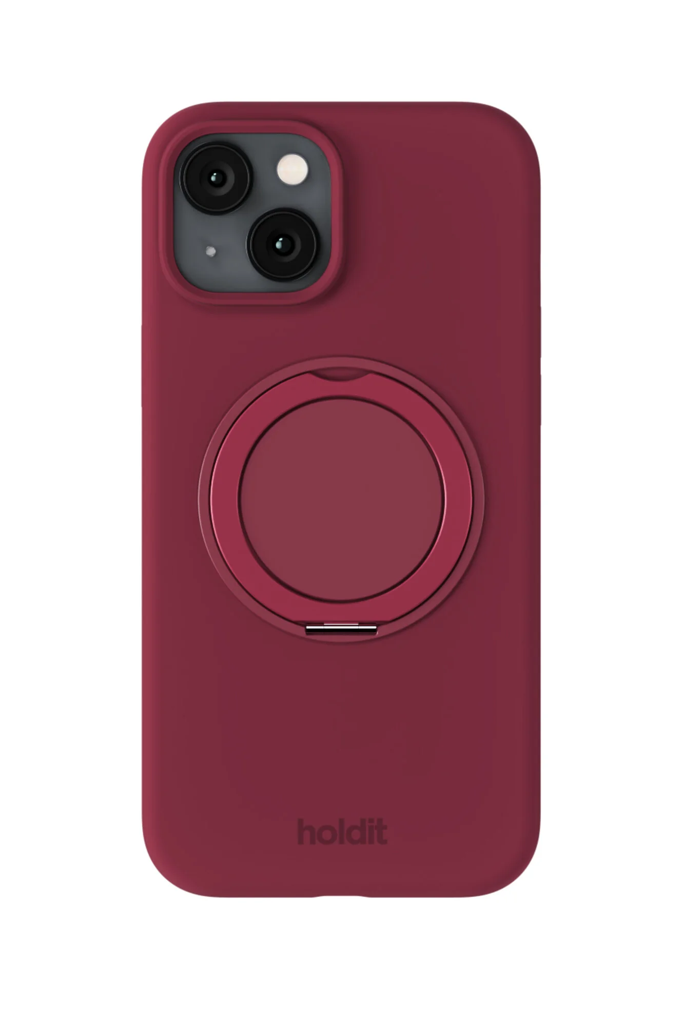 Silicone Stand iPhone cover - Red Velvet