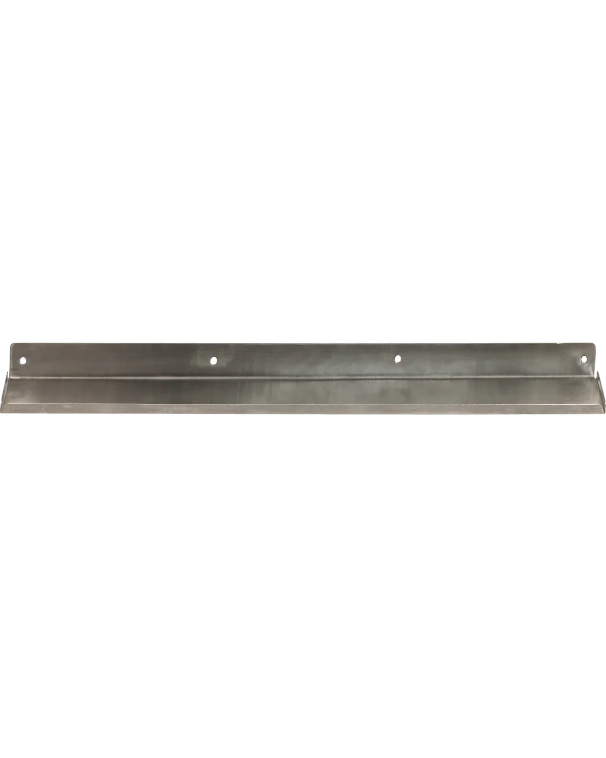 Ledge hylde, Børstet Sølv - L80 cm