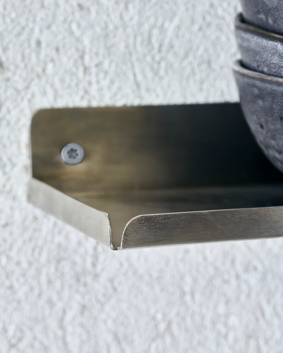 Ledge hylde, Børstet Sølv - L80 cm - Image 4