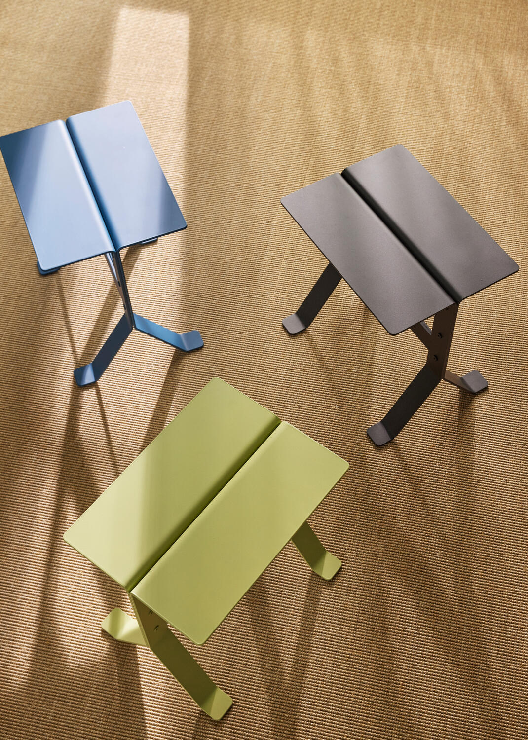 Fold sidebord, sort - 40x30 cm - Image 2