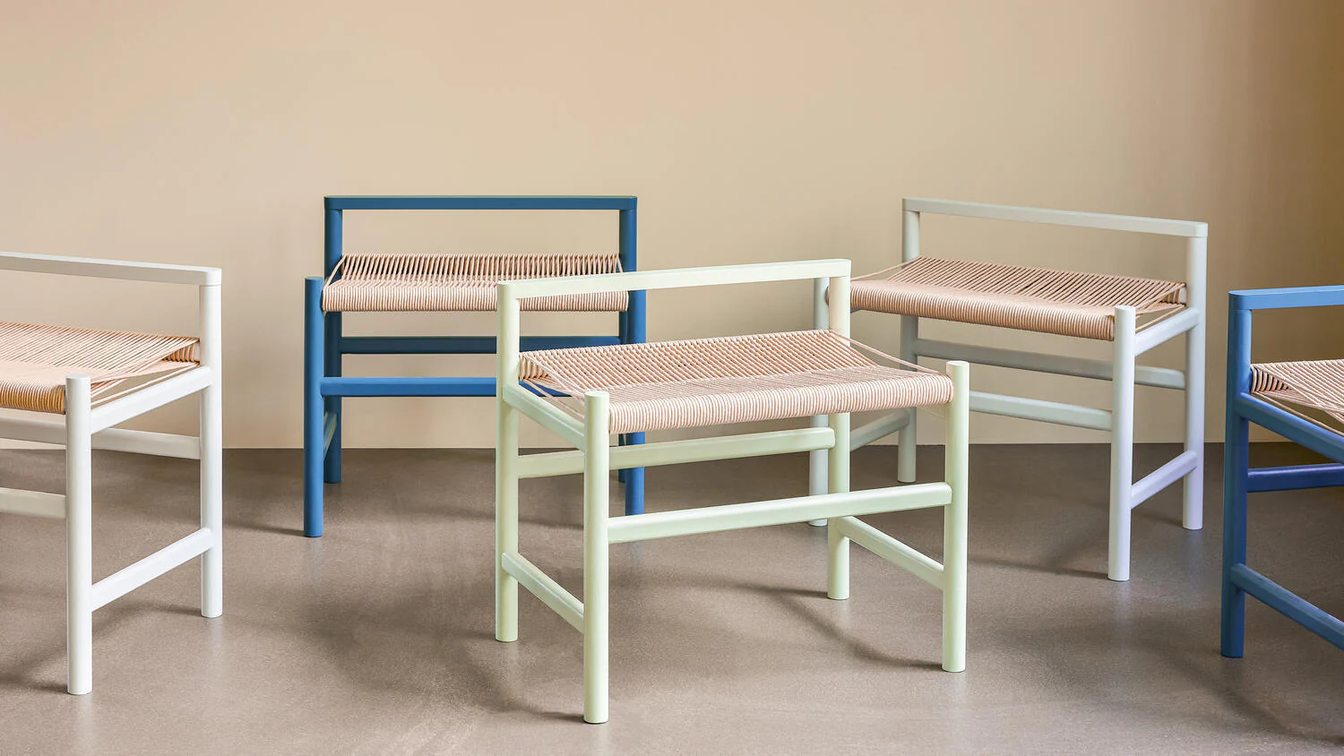 Heritage bænk, lysegrøn - L60 cm - Image 6