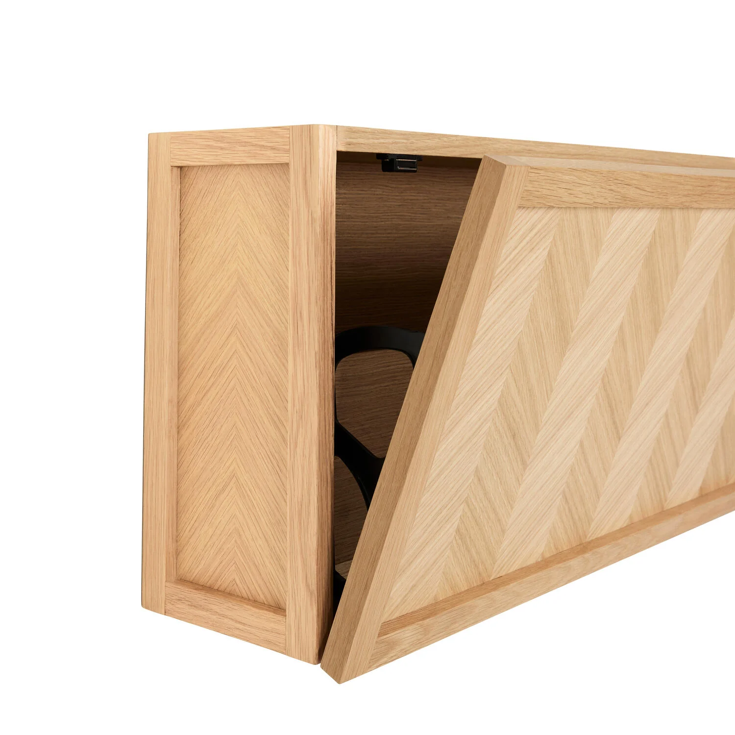 Herringbone skoskab, large - natur - Image 6