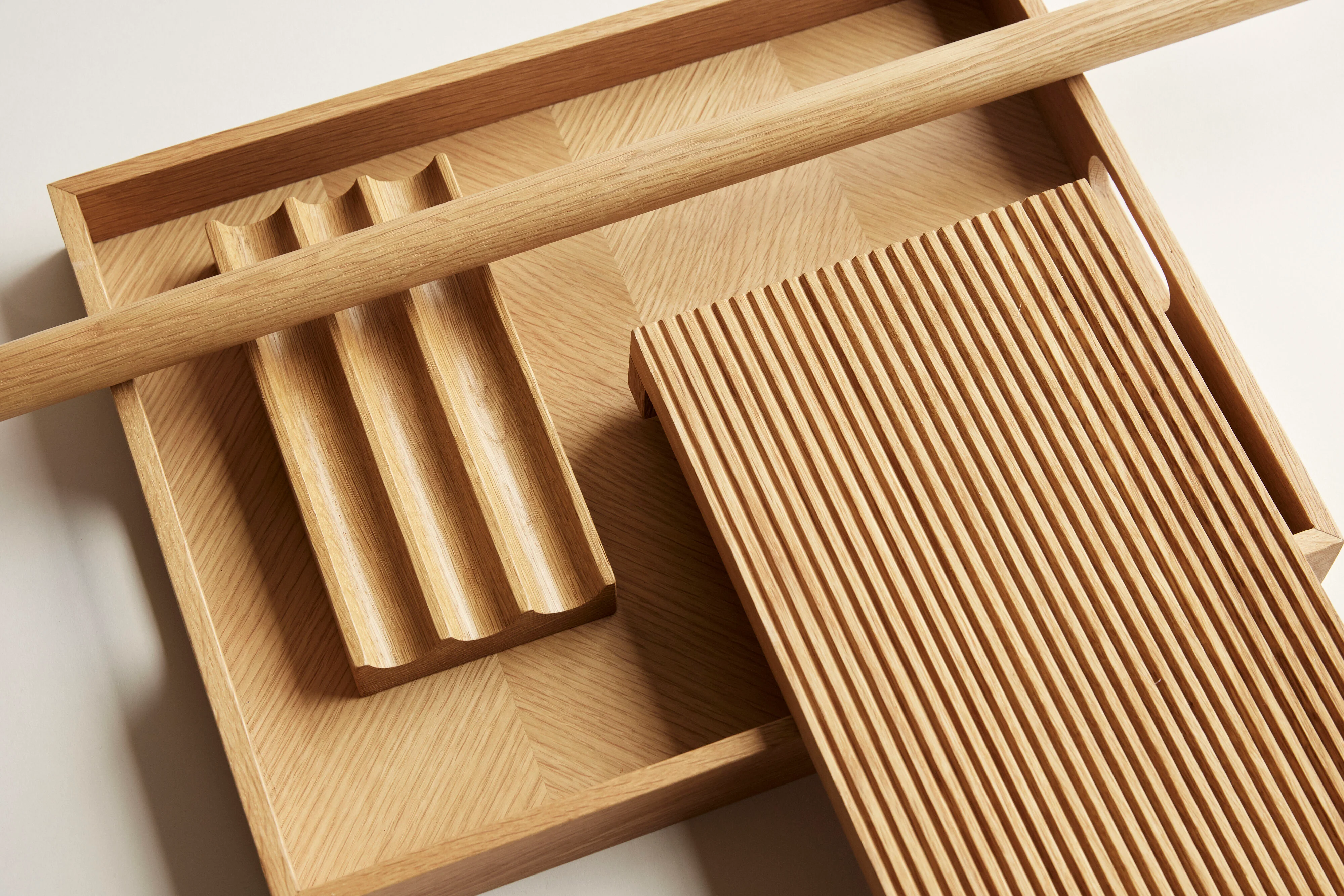 Structure bakke, natur - 45x35x5 cm. - Image 3