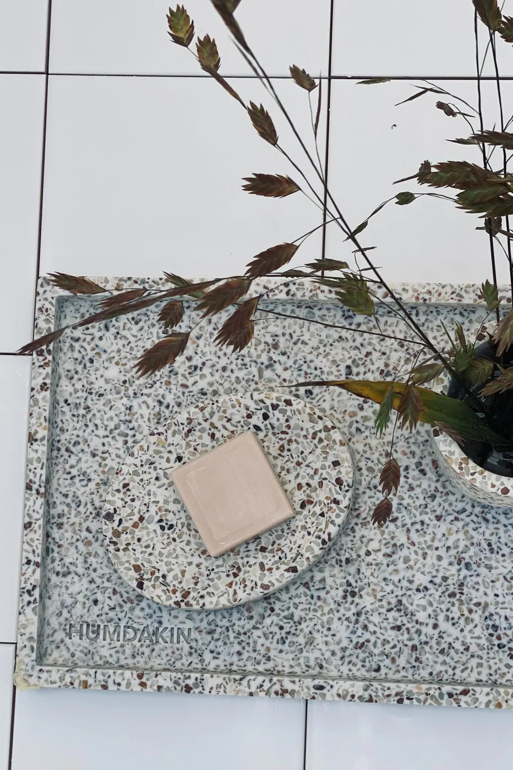 Terrazzo firkantet bakke - natural - Image 2