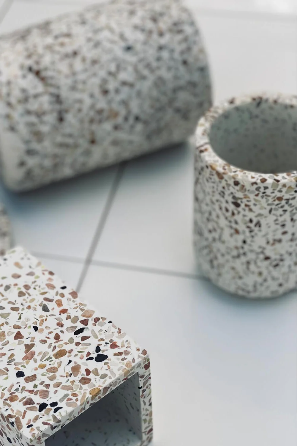 Terrazzo tandbørste krus - natural - Image 2