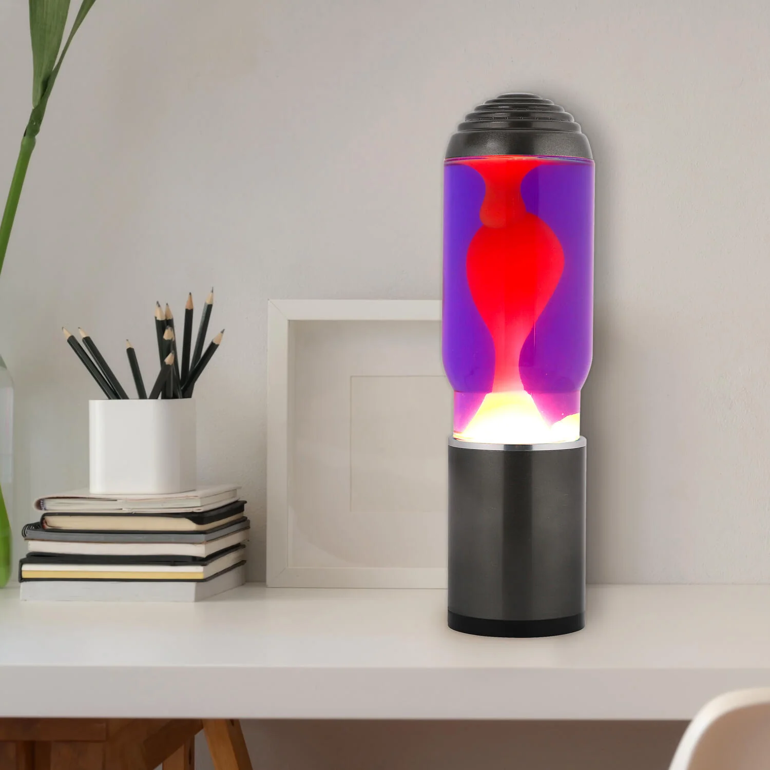 Lava lampe - lilla/gul - Image 2