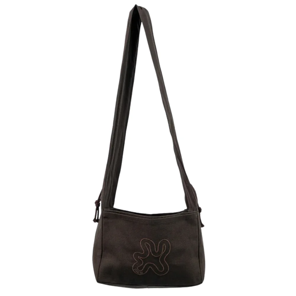 Ruffle Mini shopper - brun - Image 4