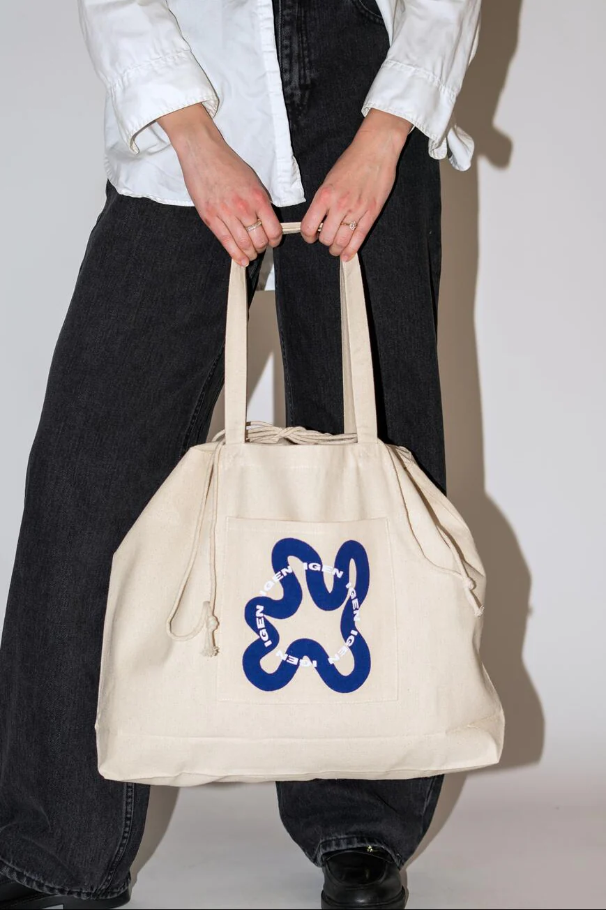 Signature shopper - blå - Image 3