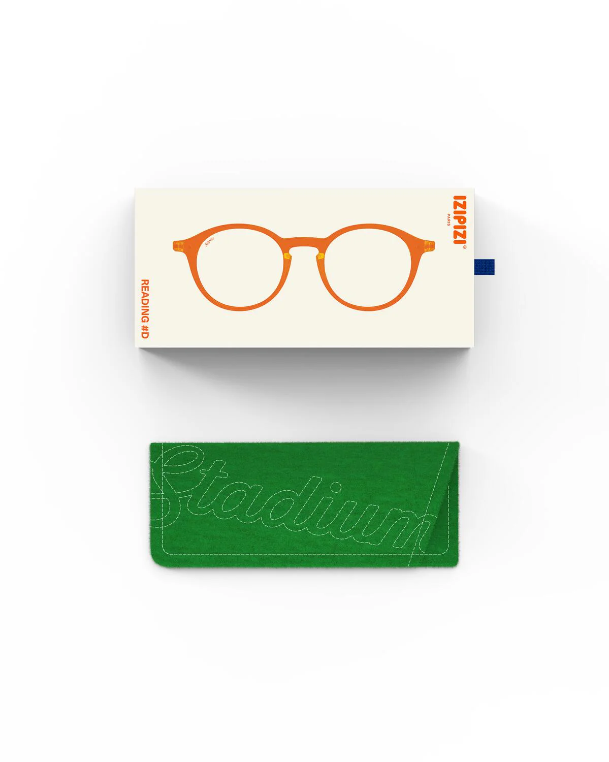 #D læsebrille - Orange Smash - Image 5