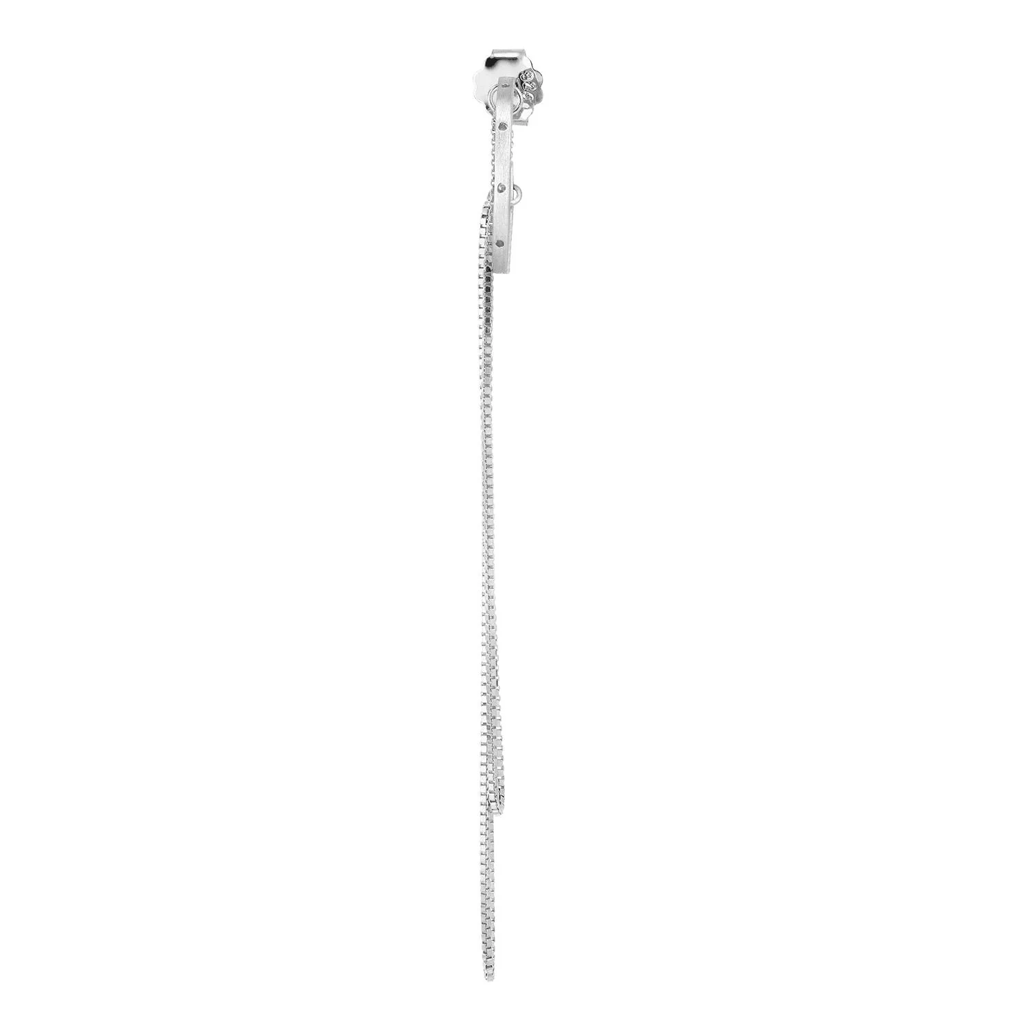 Orbis Chain ørering - sølv - Image 2
