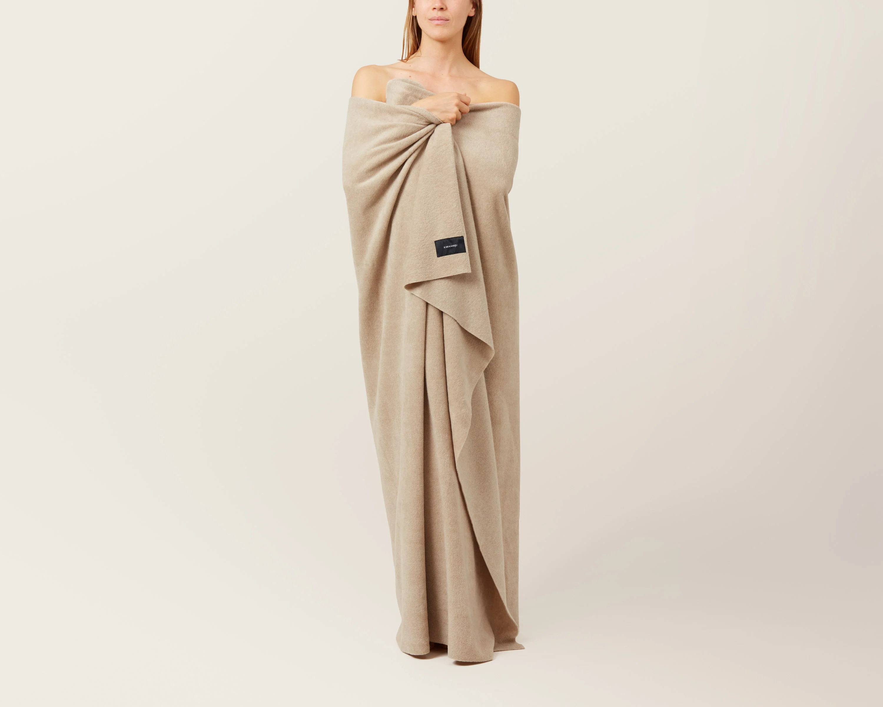 Himalaya fleece tæppe - Beige - Image 2