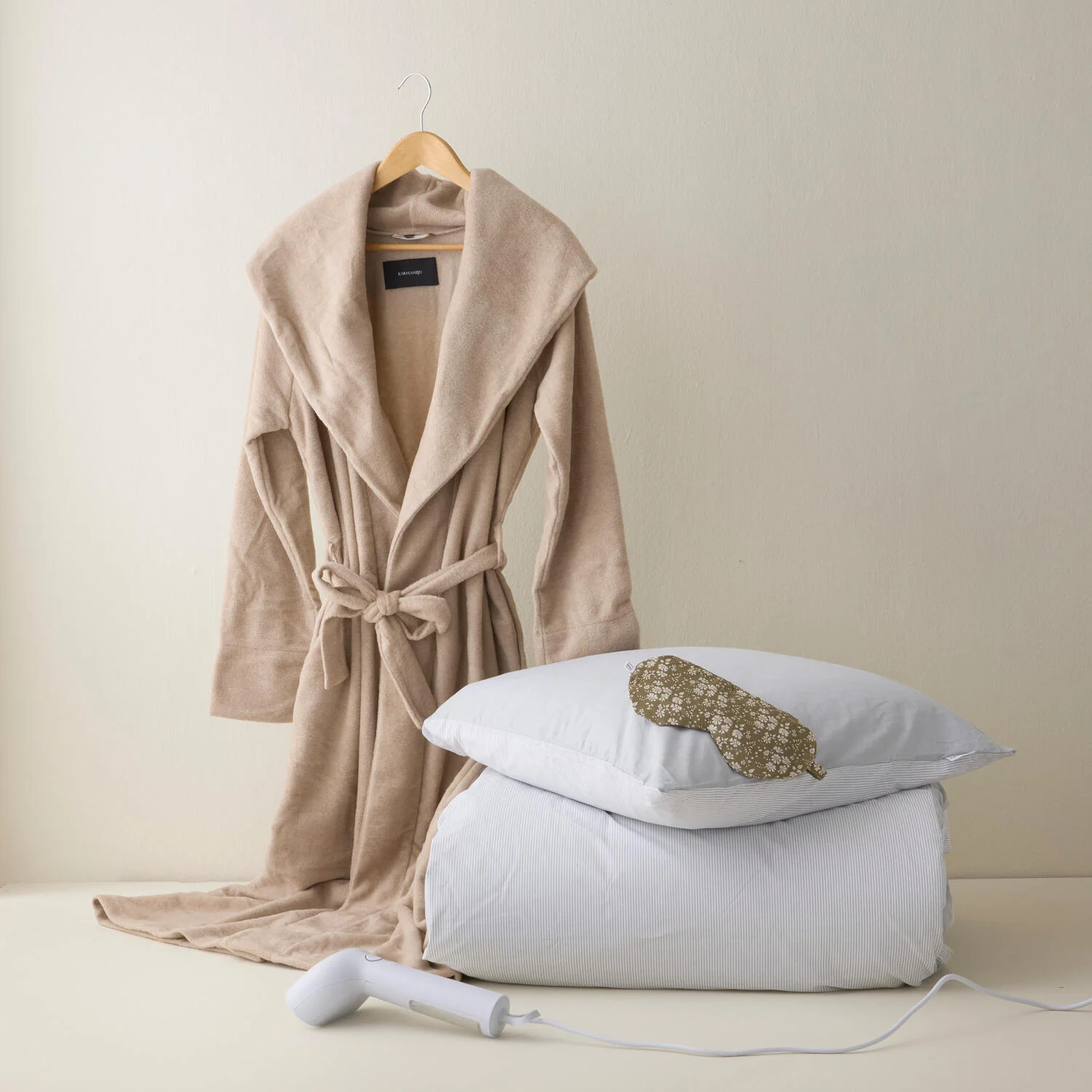 Mount everest fleece badekåbe - Beige - Image 3