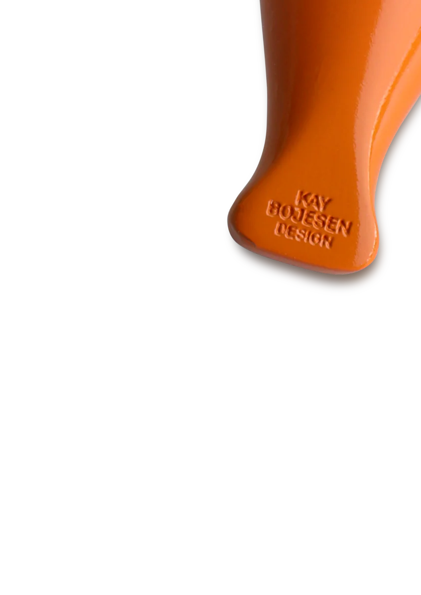 Fugl Sølvtonet nøglering - orange - Image 6