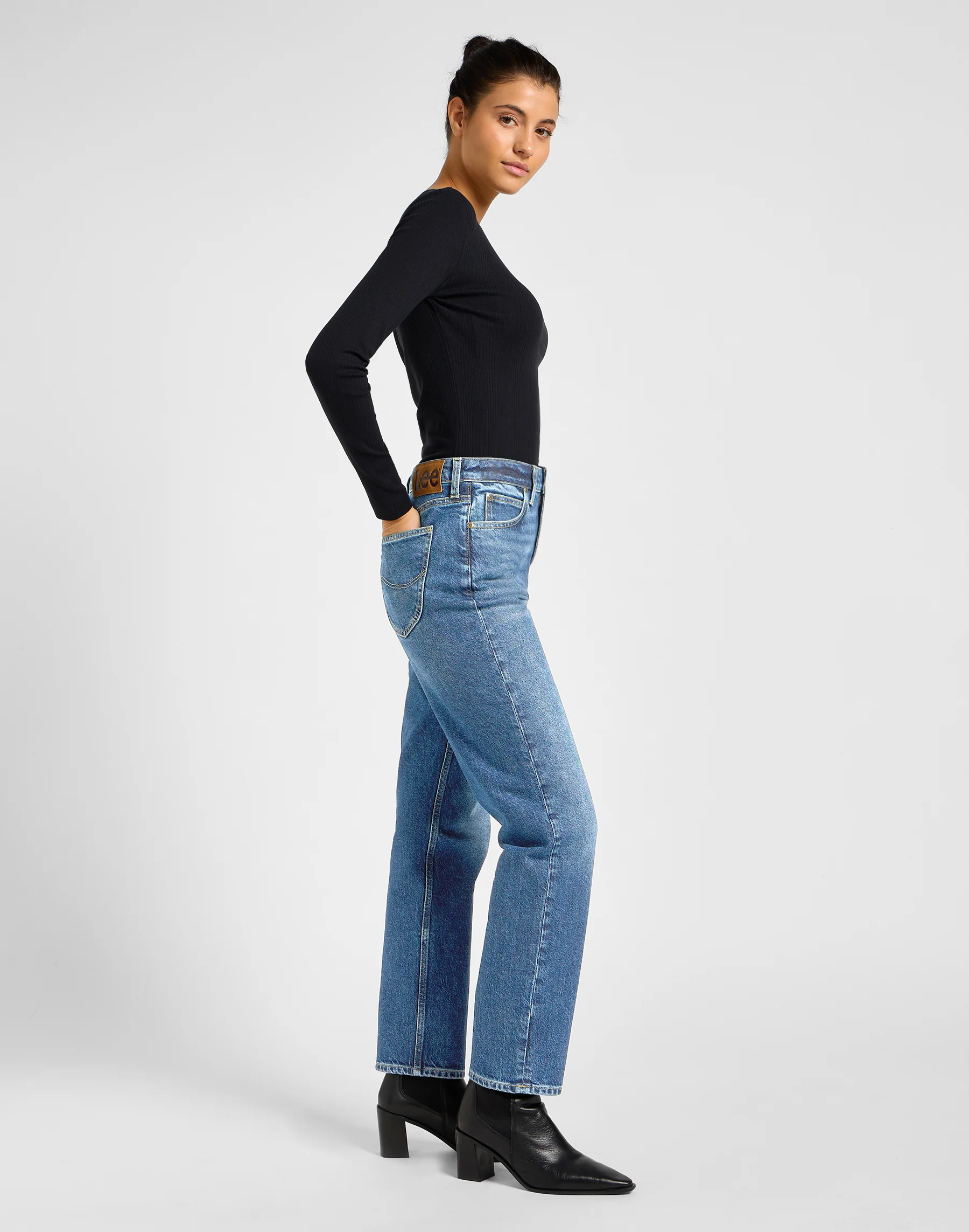 Carol striaght leg jeans - Classic Denim - Image 3