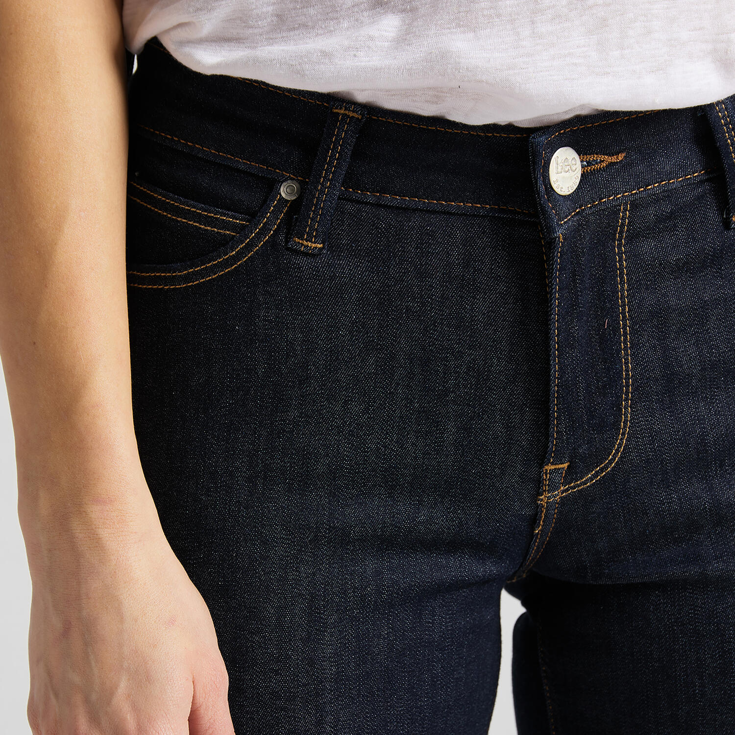 Marion straight leg jeans - dark blue - Image 8