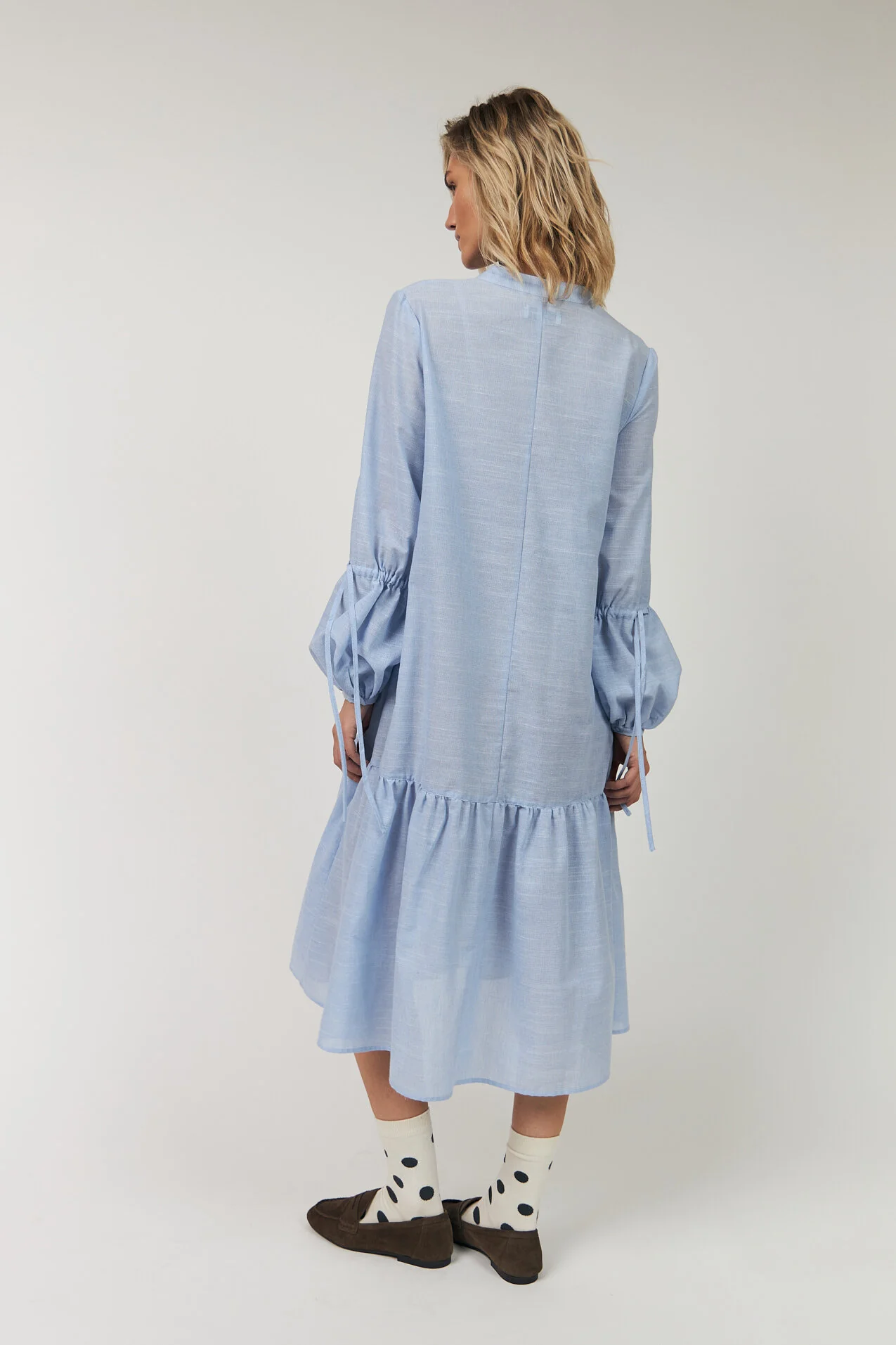 AlannaLL lang kjole - 22 Light Blue - Image 4