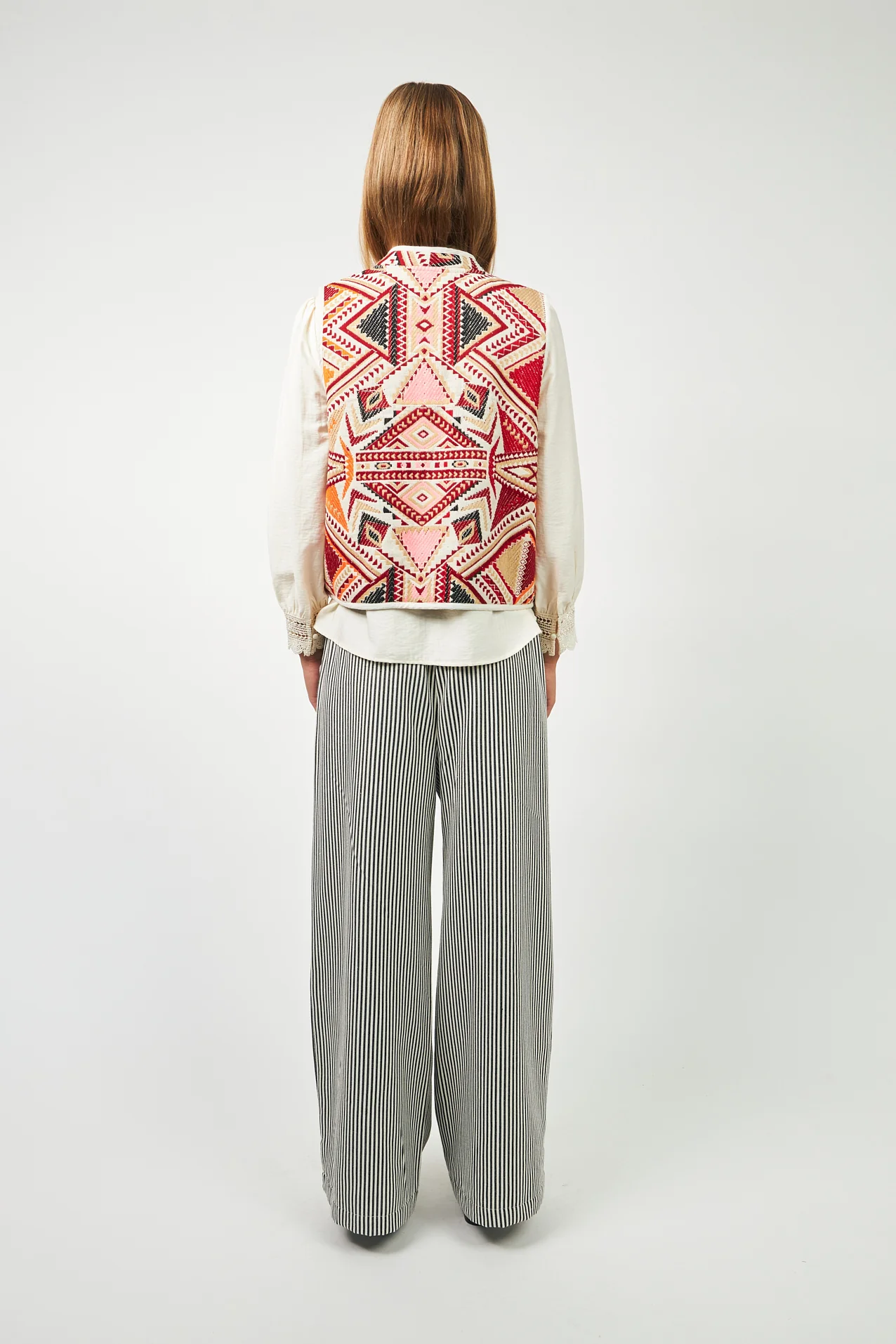 Cairoll vest - Red Multi - Image 6