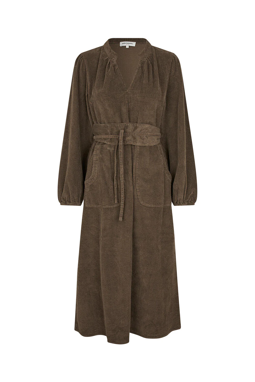 Paris midi kjole - Dark Mocca