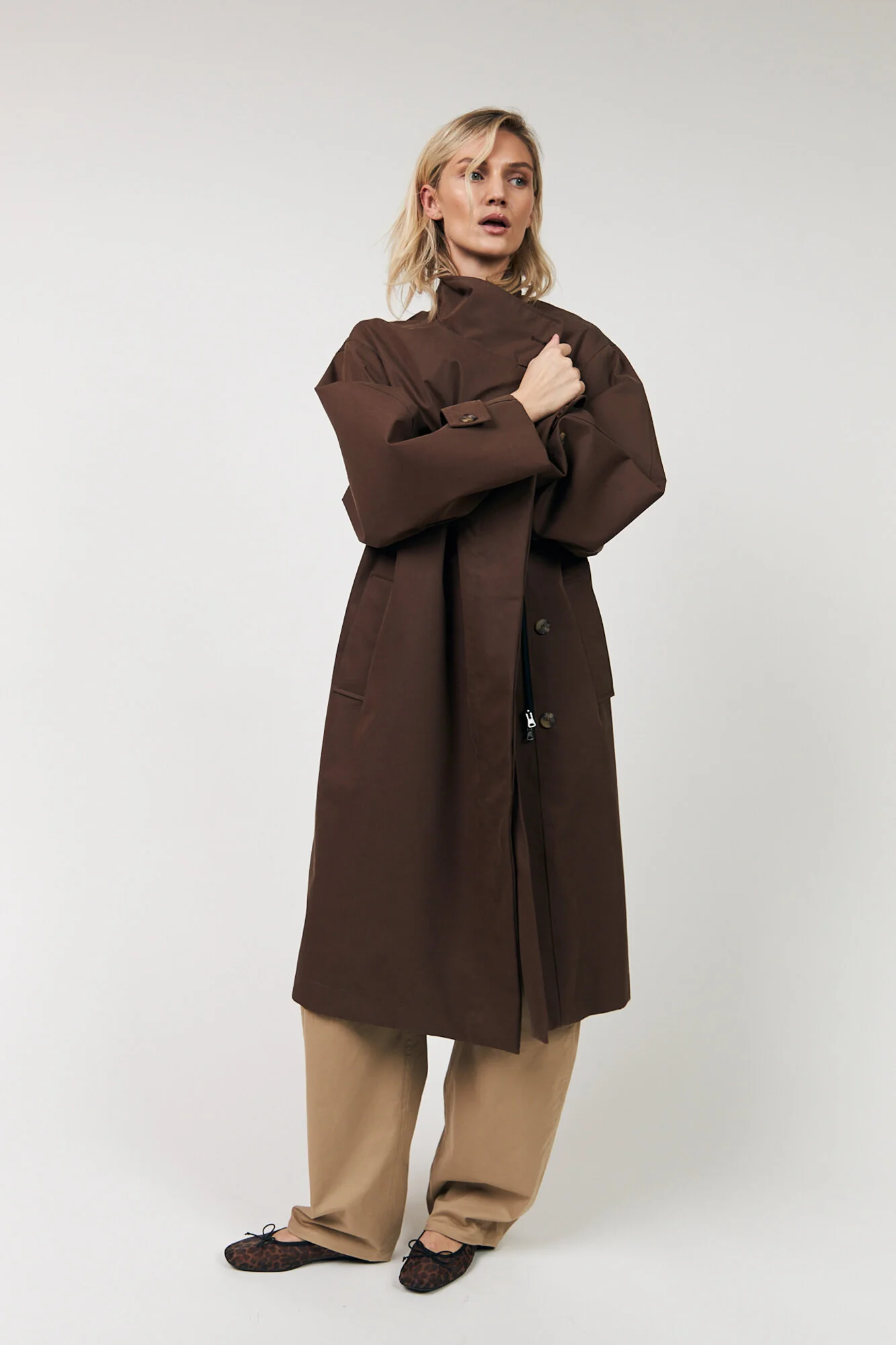 RussiLL trenchcoat - Mocca - Image 3