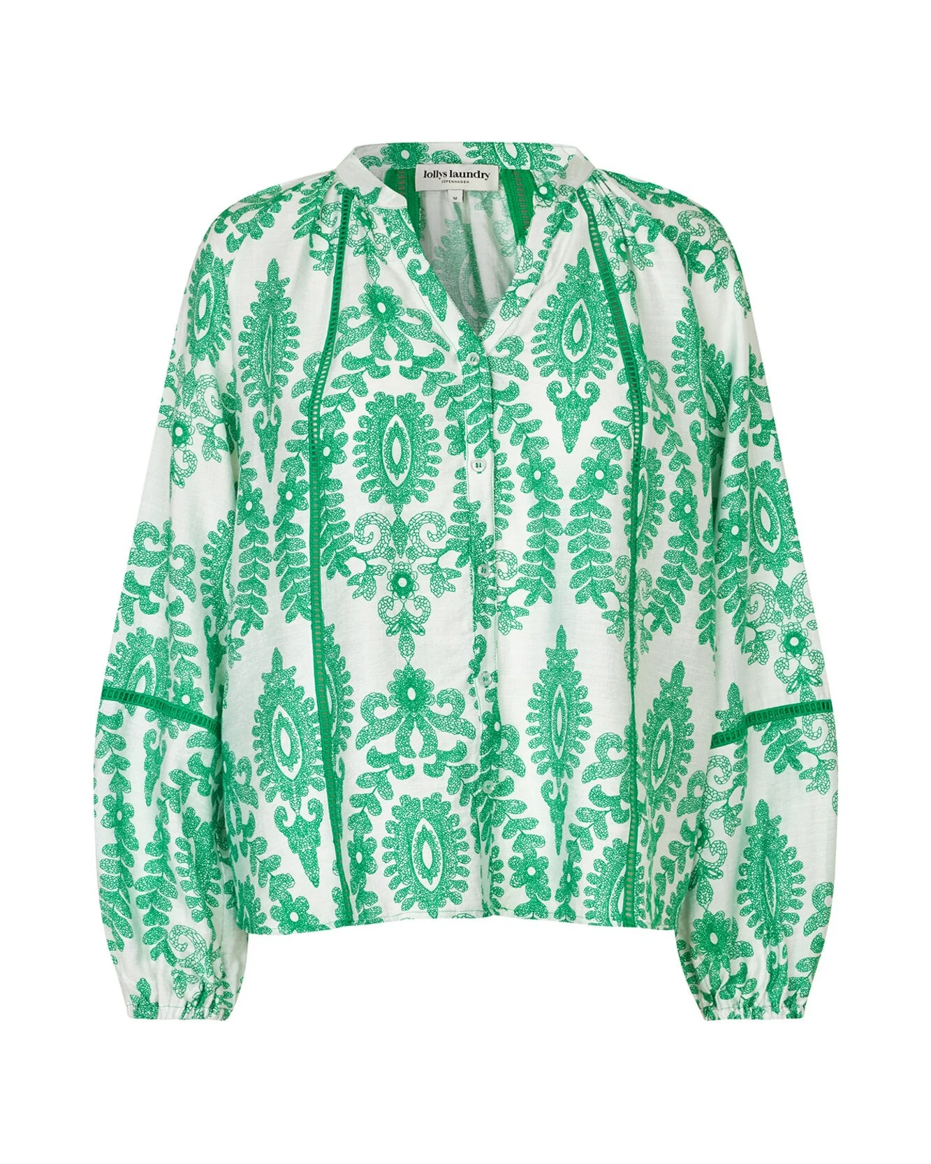 VeroLL skjortebluse - grøn - Image 2