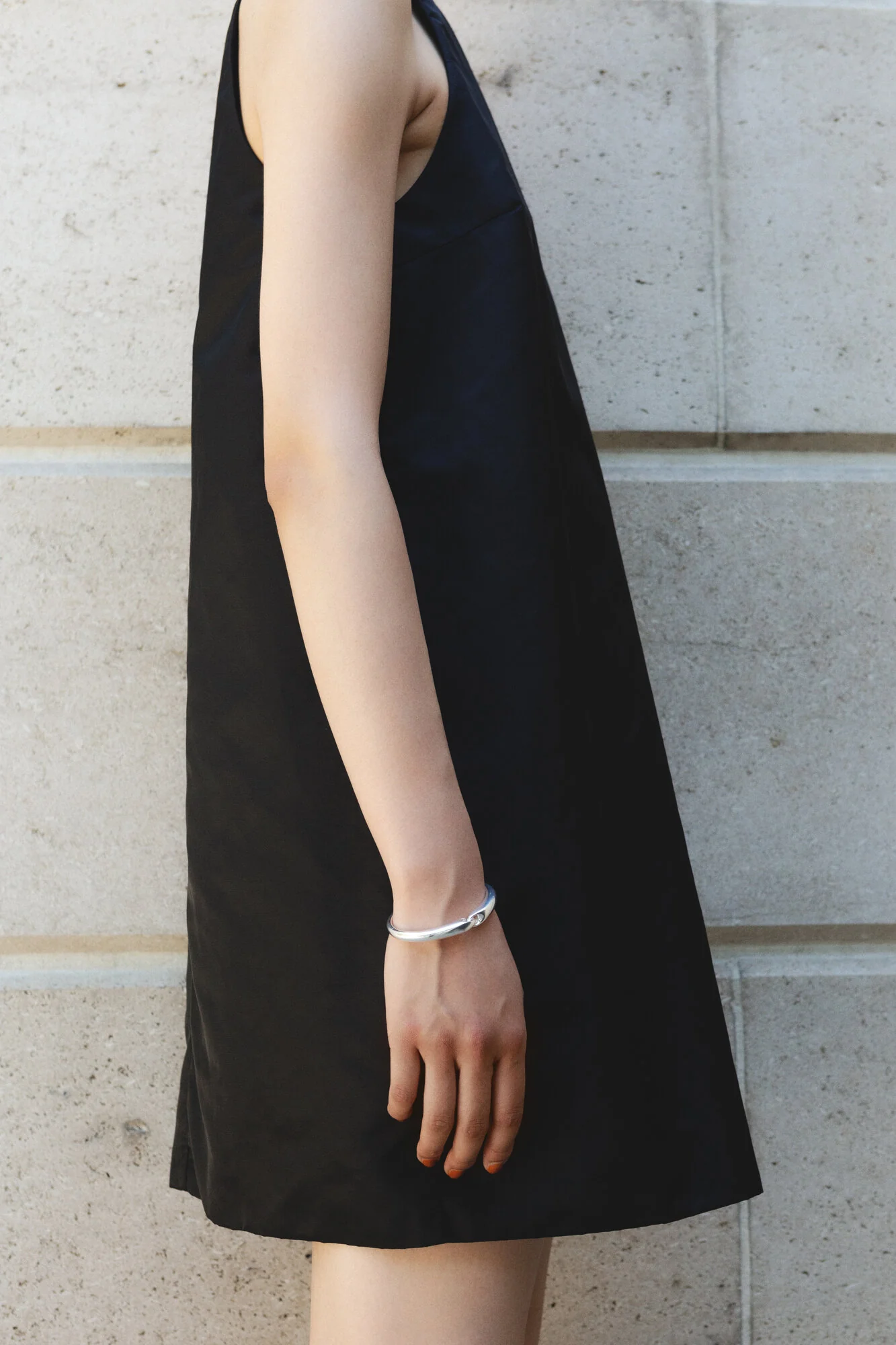 Adela kort kjole - sort - Image 3