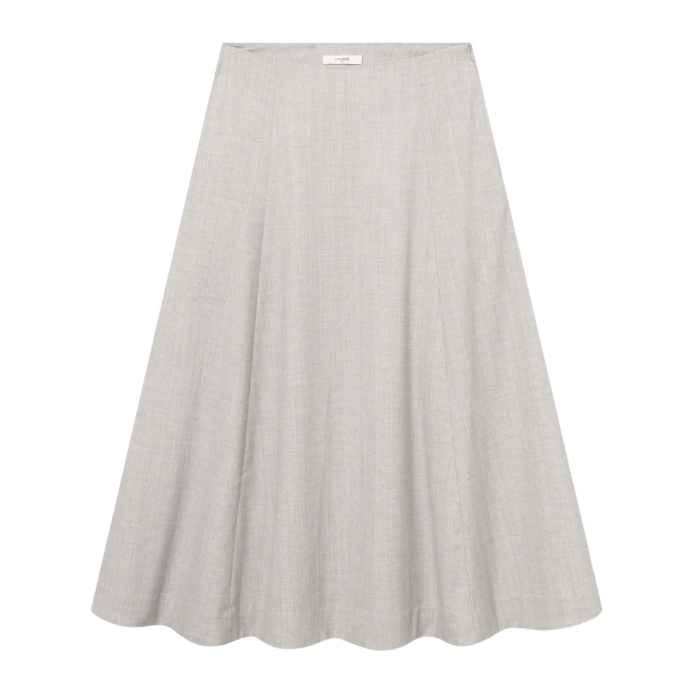 Hallie nederdel - 056 Light Grey Melange - Image 2