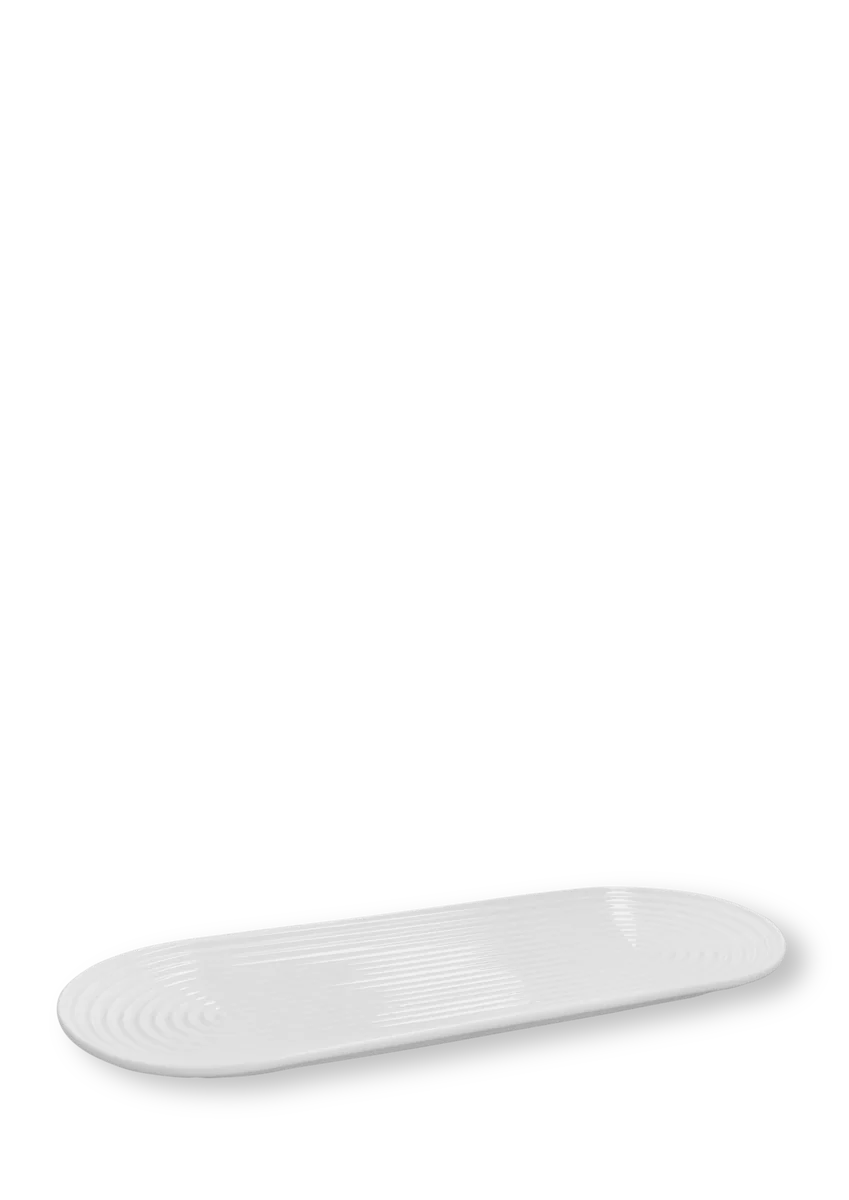 Tura Ovalt serveringsfad/vægdekoration - L48 cm - Image 4