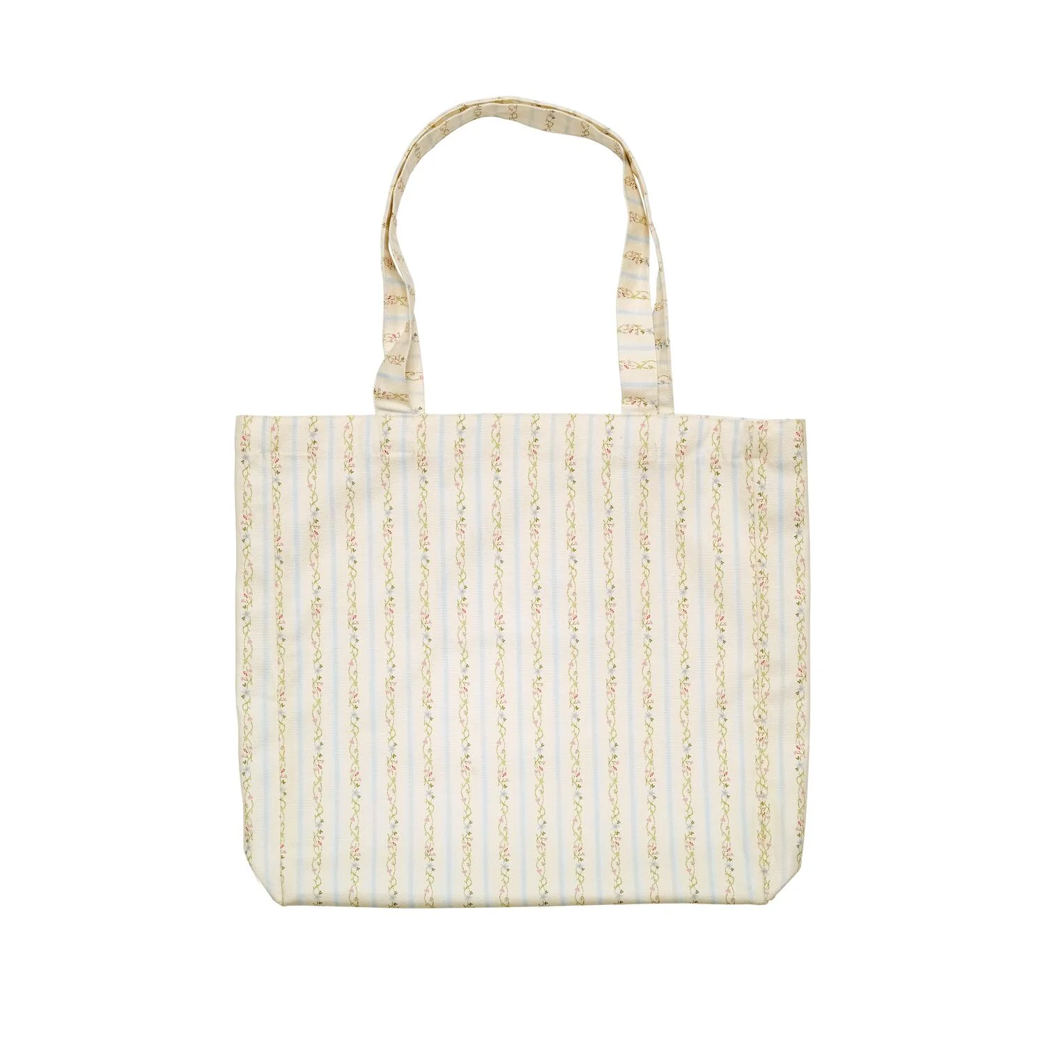 Canvas tote bag - Summer Stripes Blue - Image 3