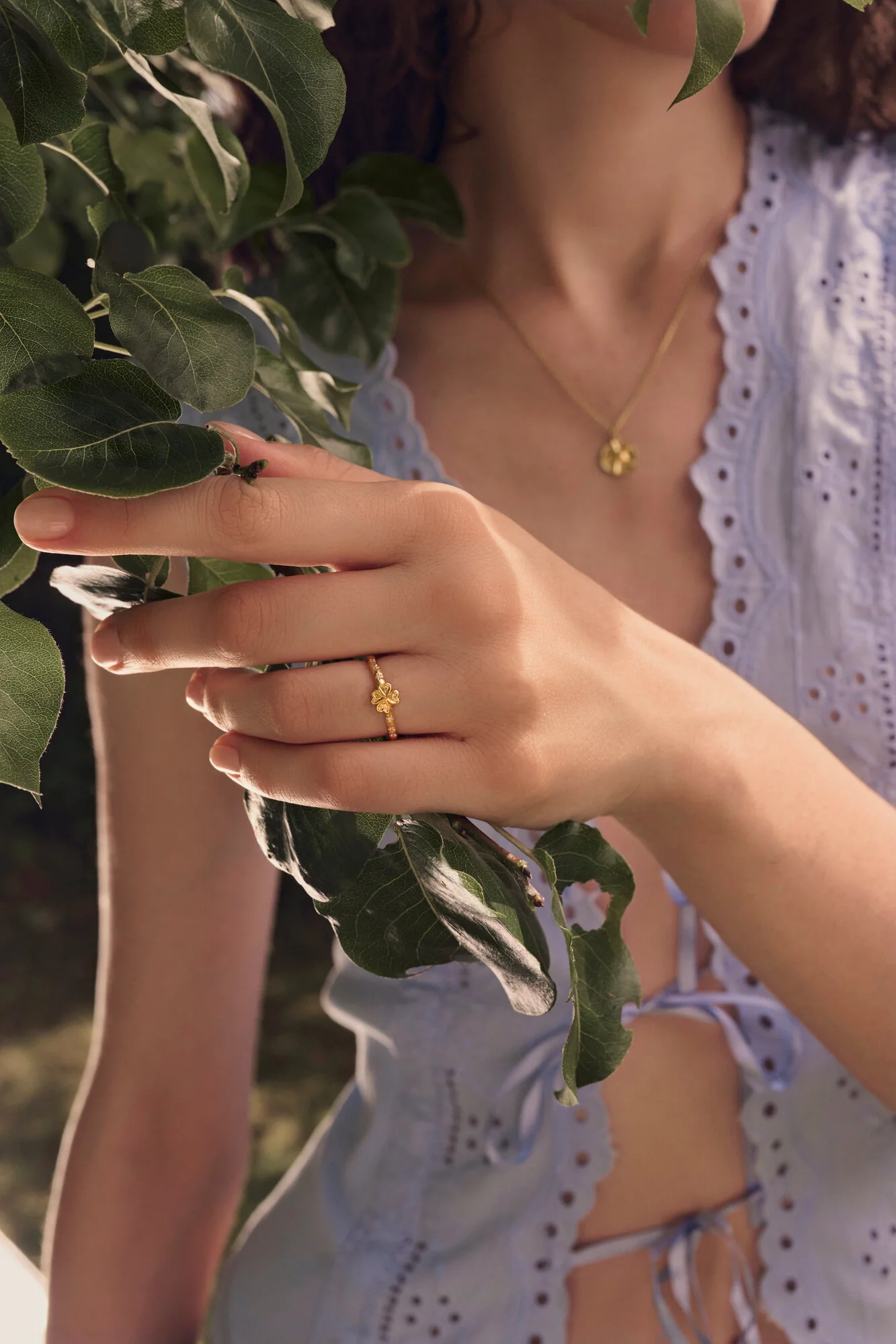 Clover ring - forgyldt - Image 2