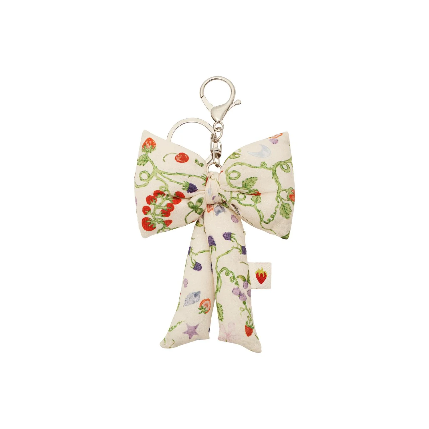 Fabric Bow nøglering - Garden Magic Ivory