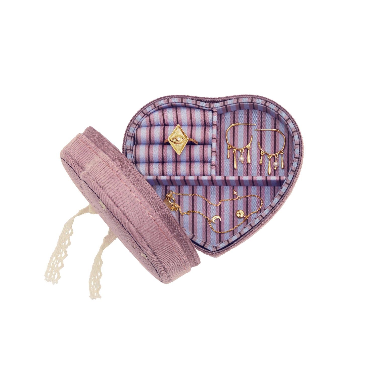 Heart smykkeskrin - Purple Theatre Magic - Image 3