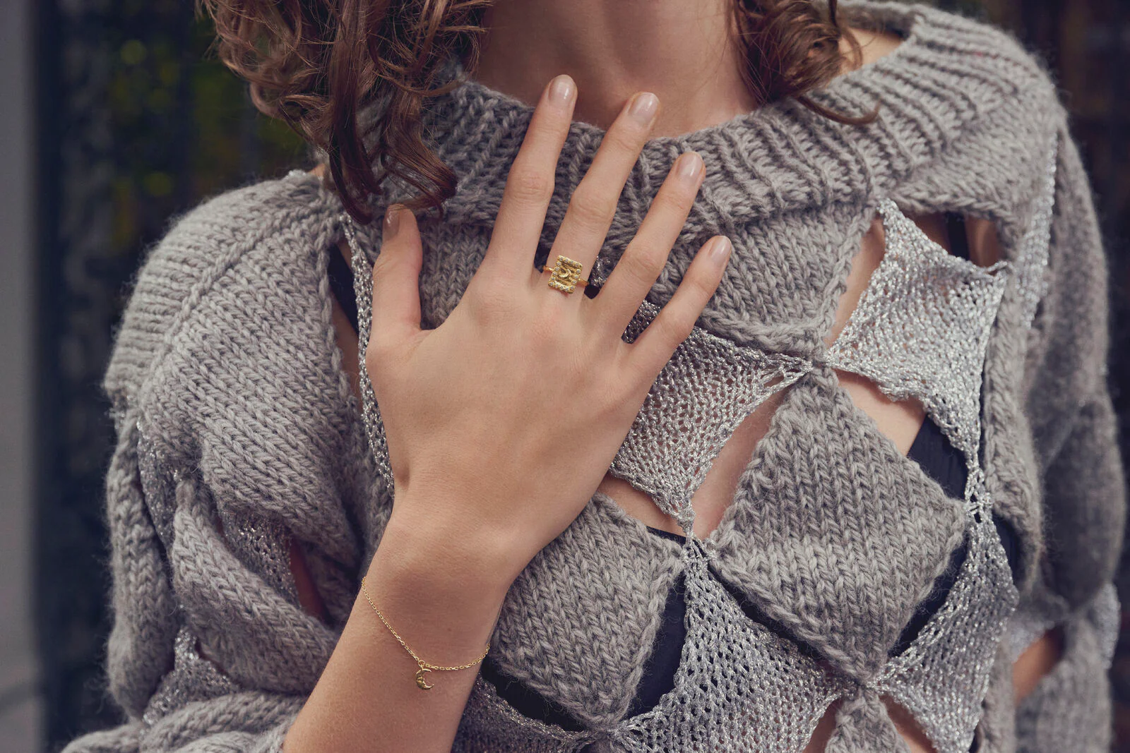 Laura armbånd - forgyldt - Image 3