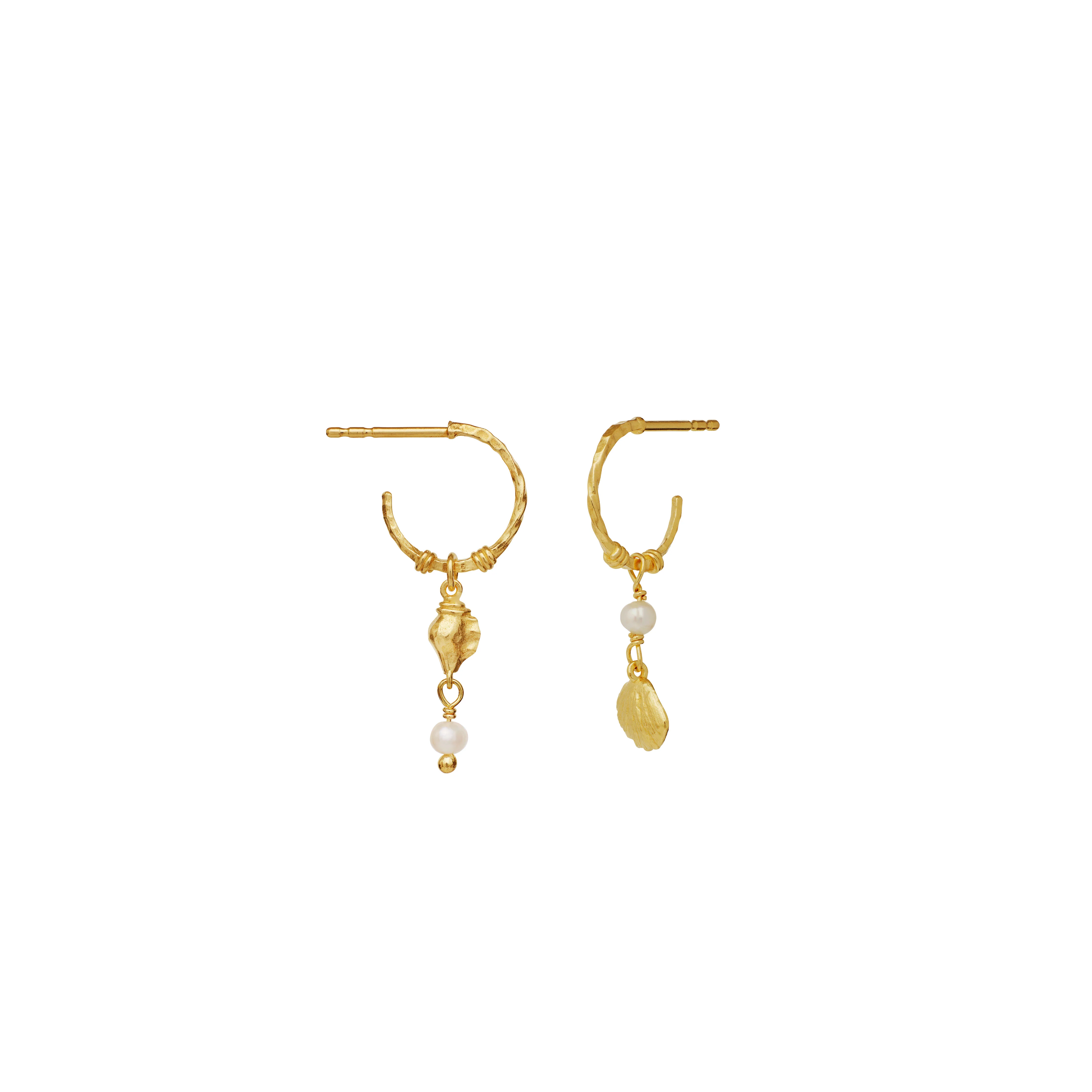 Ophelia hoops - forgyldt - Image 4