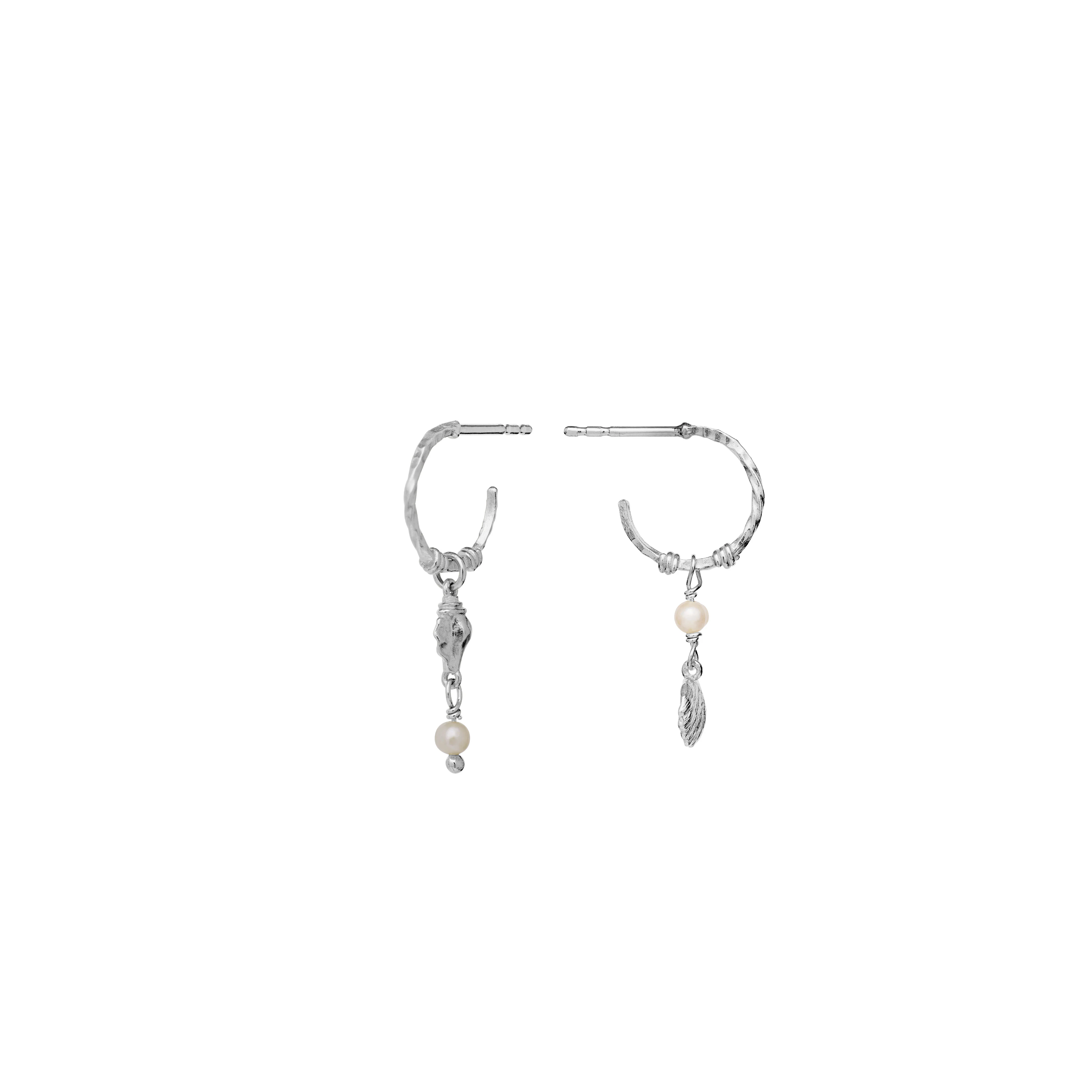 Ophelia hoops - sølv - Image 4