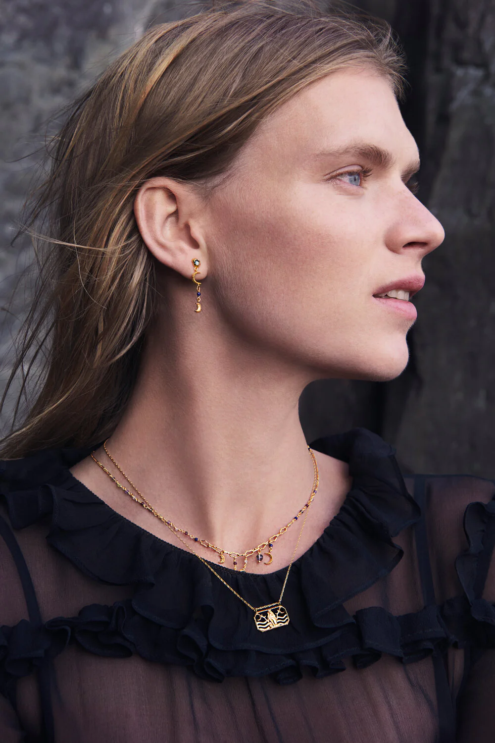 Pheobe øreringe - forgyldt - Image 6