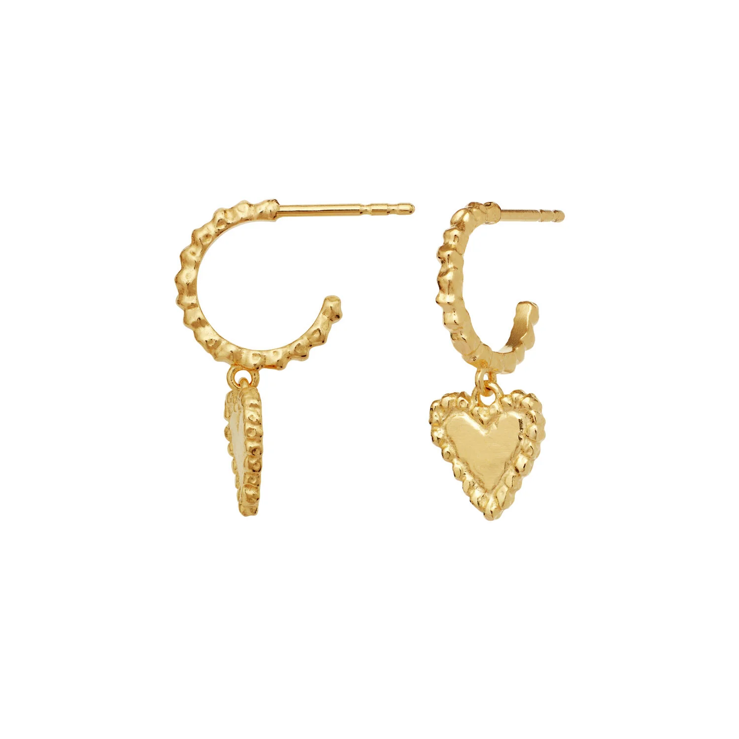 Rosalinde hoops - forgyldt - Image 4