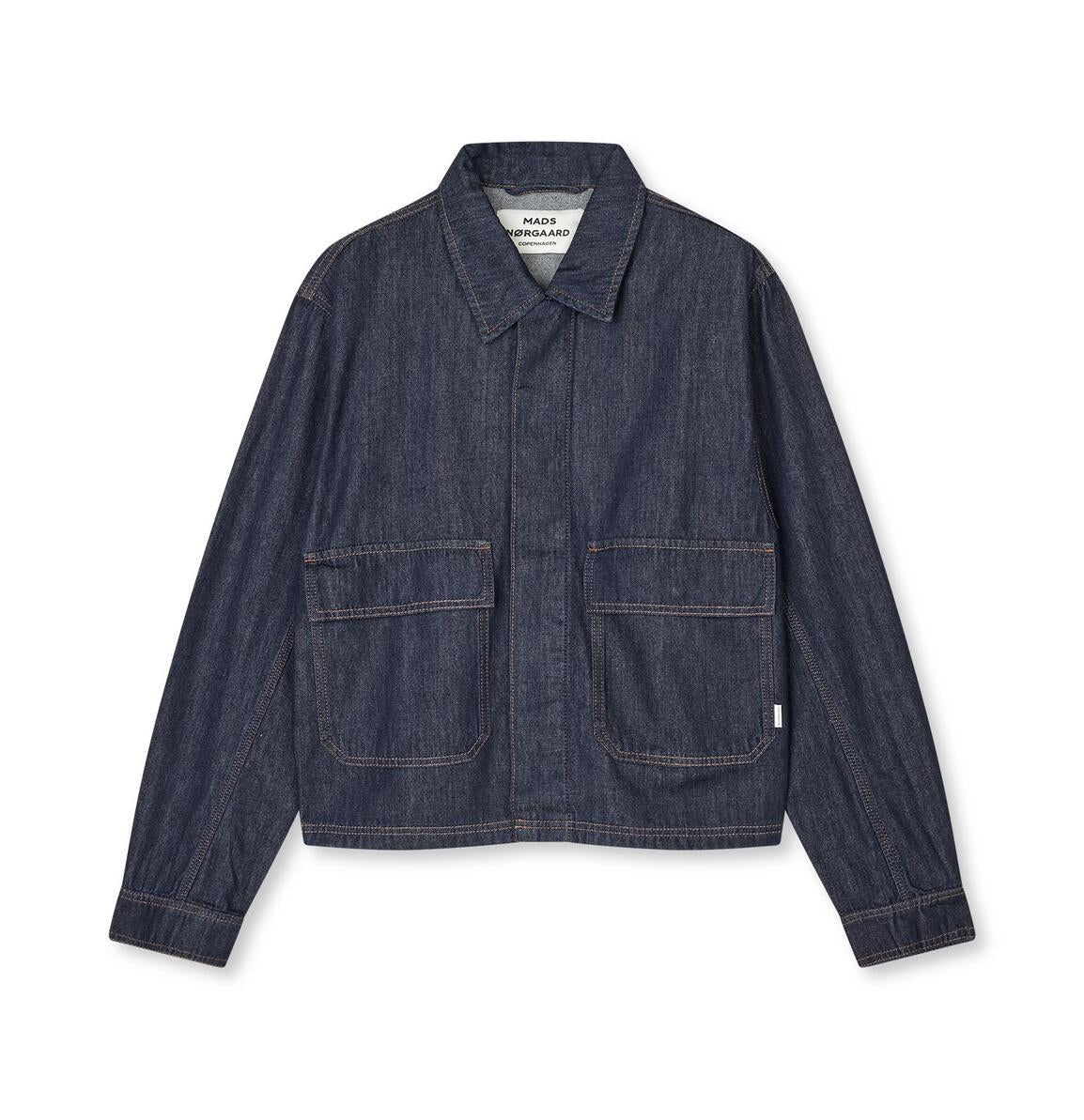 Cosy Solar denimjakke - Dark Indigo - Image 2