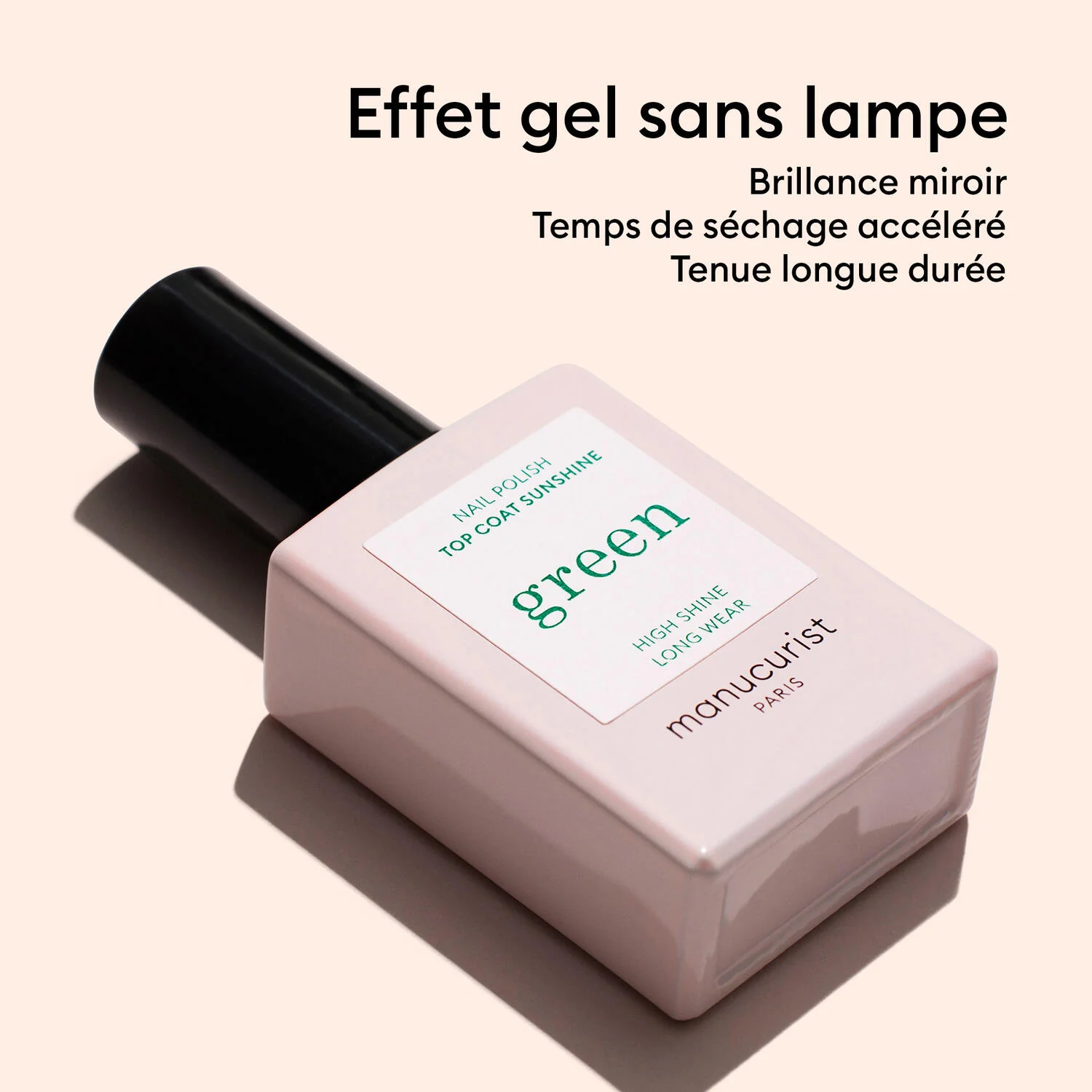 Green Nail Sunshine Topcoat - 15 ml - Image 3