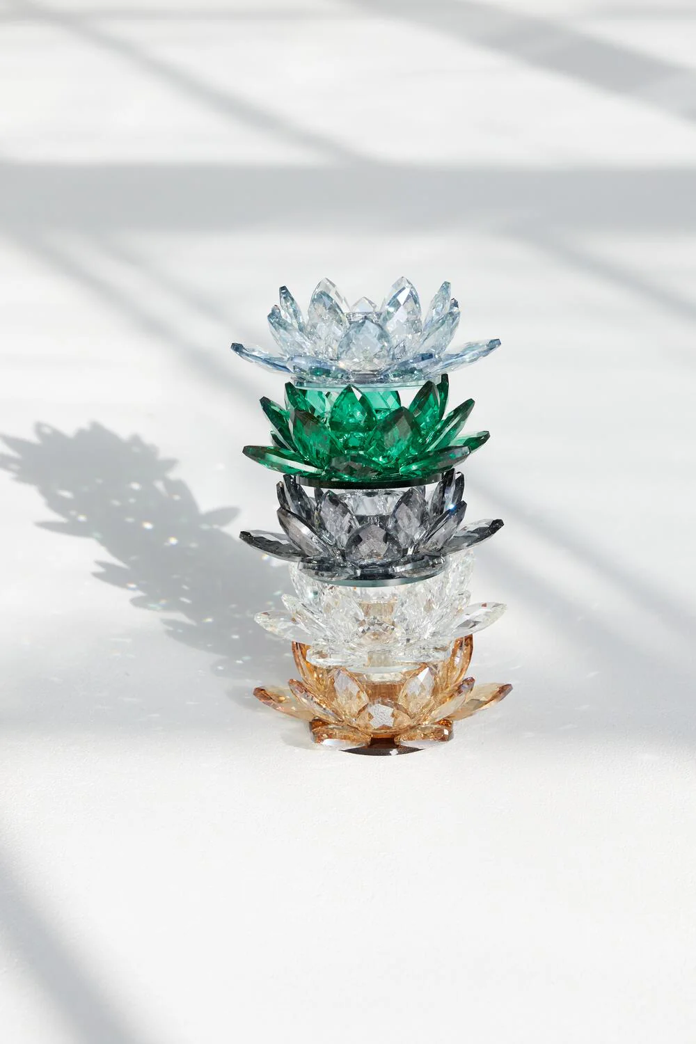 Lotus Votive fyrfadsstage, lille - Amber - Image 3