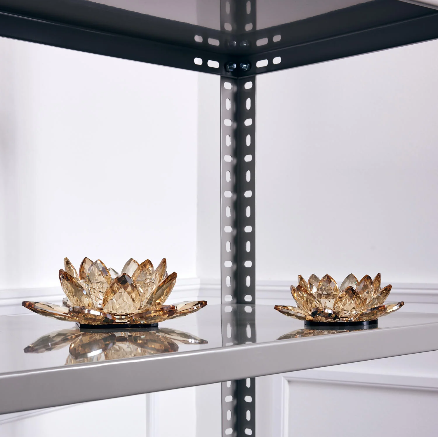 Lotus Votive fyrfadsstage, lille - Amber - Image 7