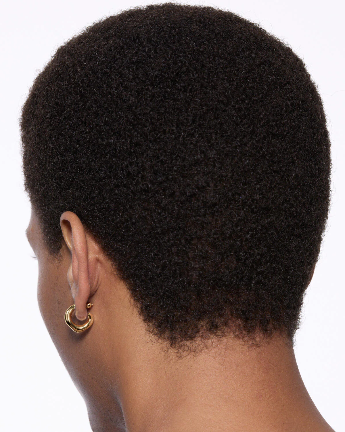 Anil hoop, Small - forgyldt - Image 5